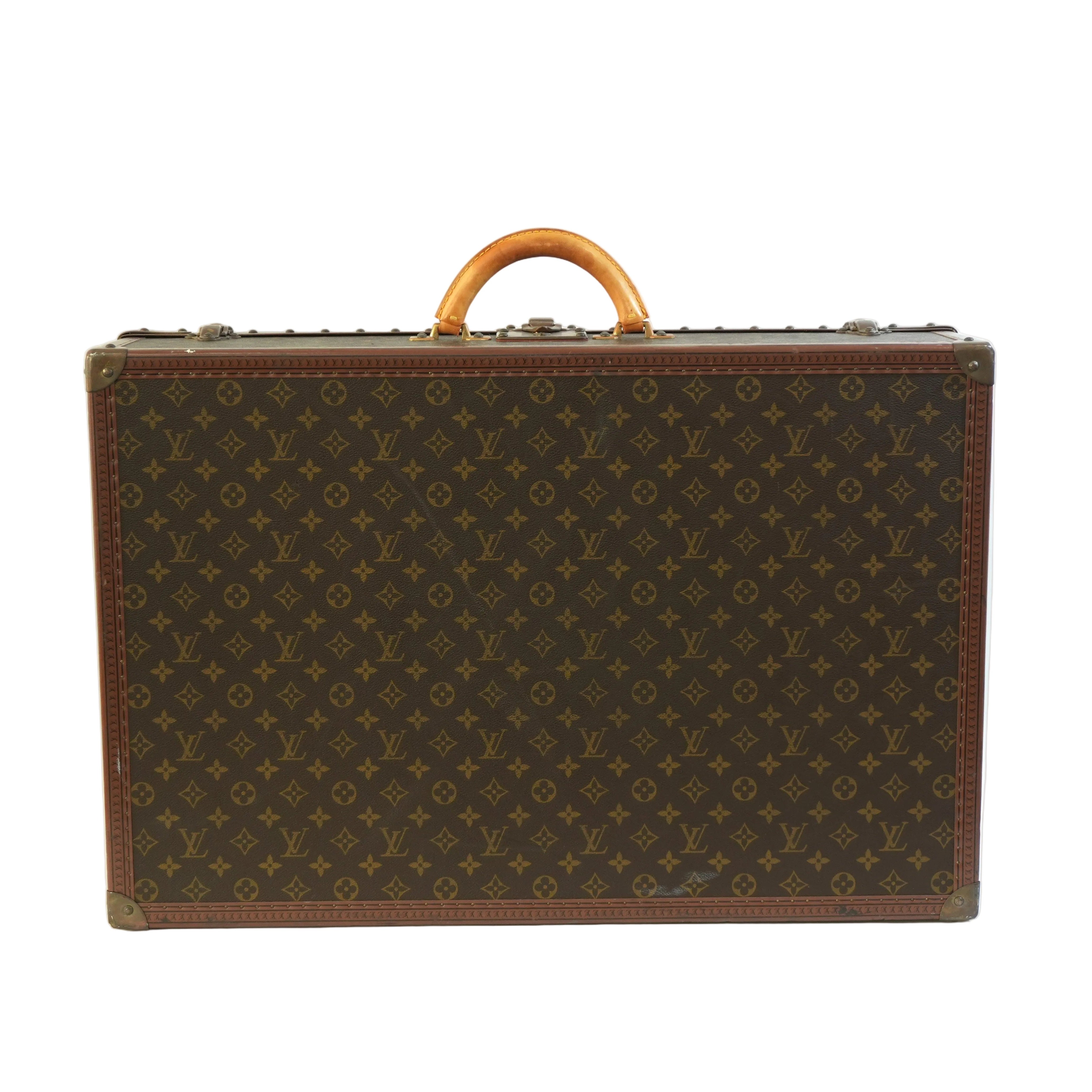 Pre-owned Louis Vuitton Mono Trunk 75 Alzer