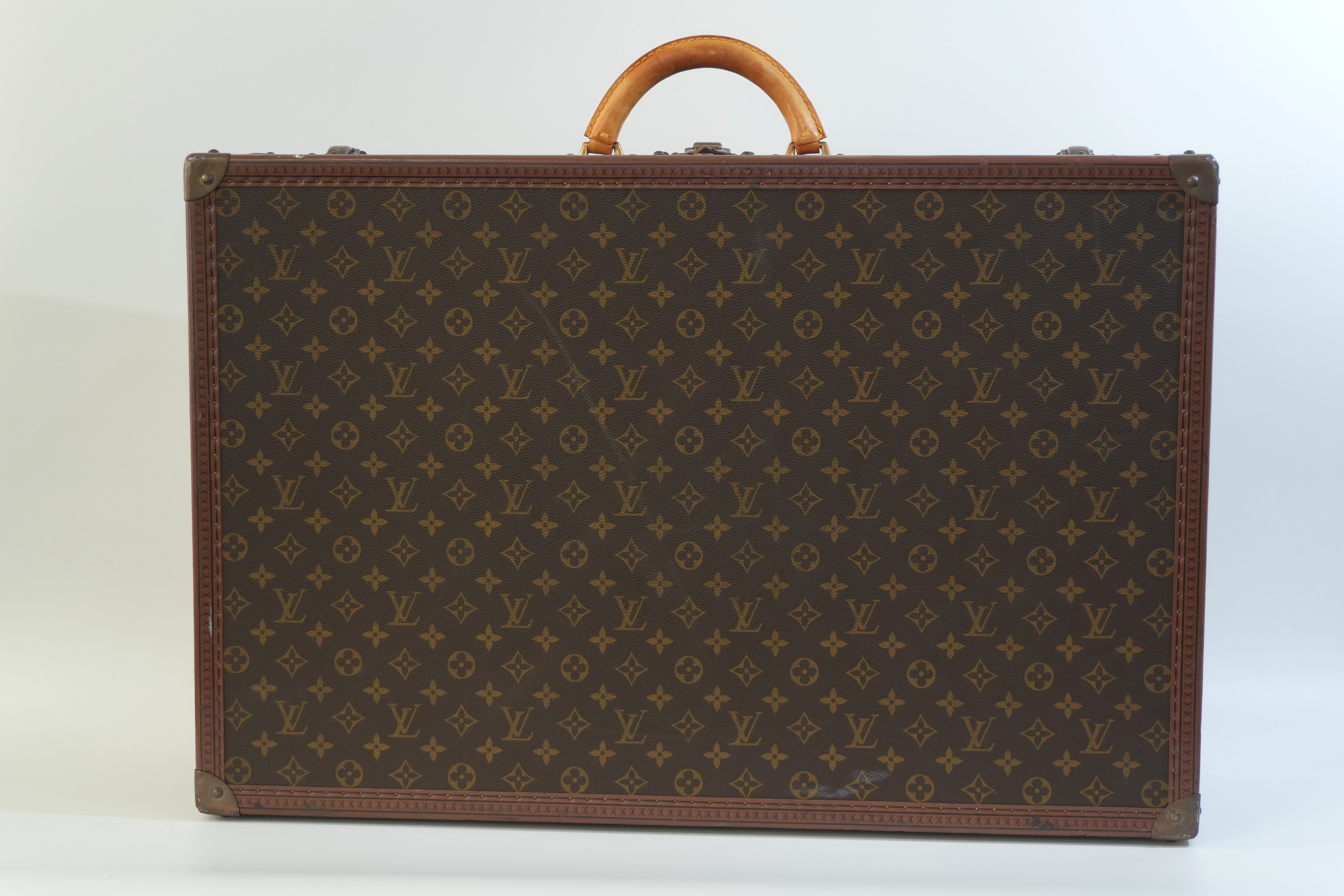 Pre-owned Louis Vuitton Mono Trunk 75 Alzer