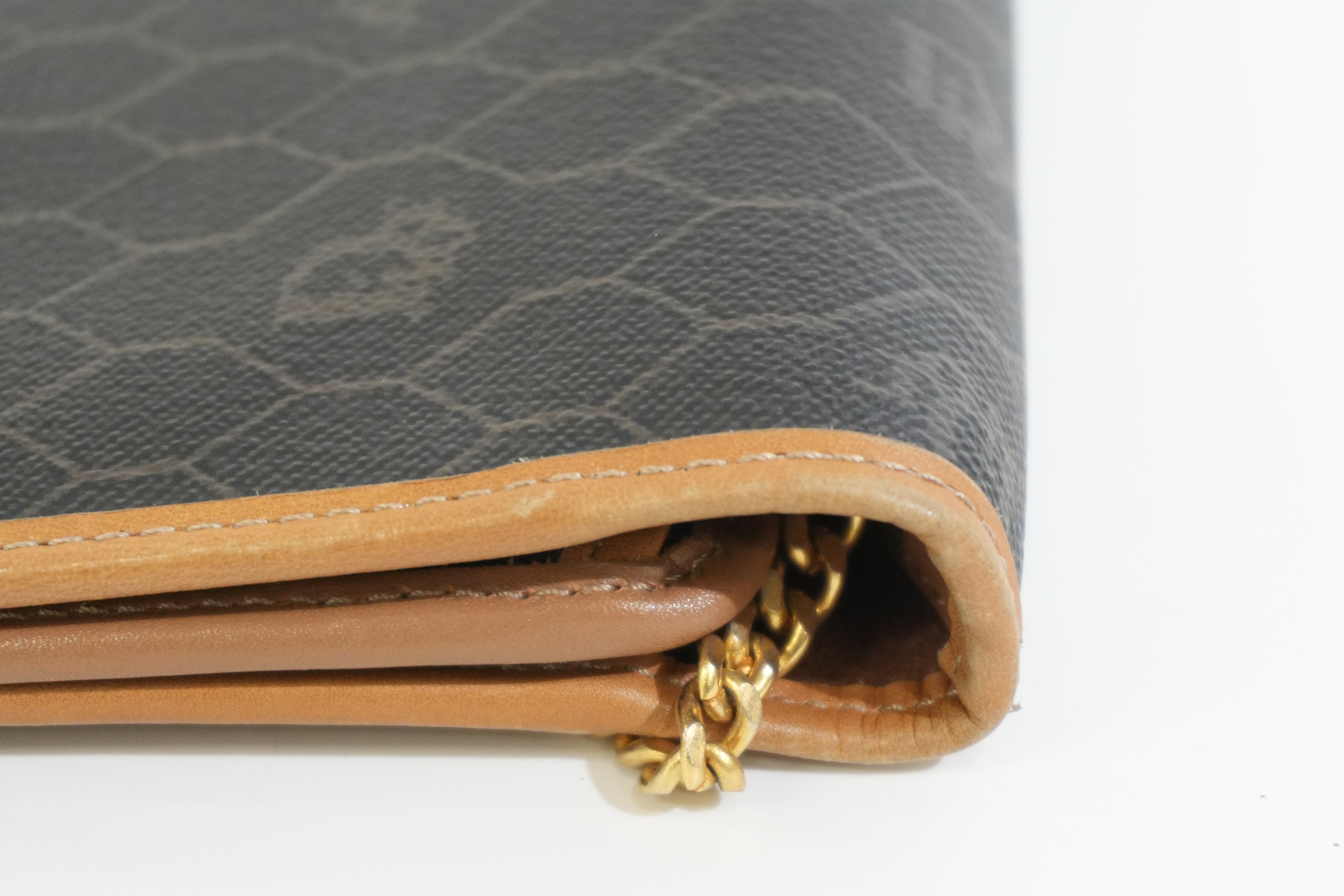 Pre-owned Dior Honeycomb Chain Crossbody Bag Black