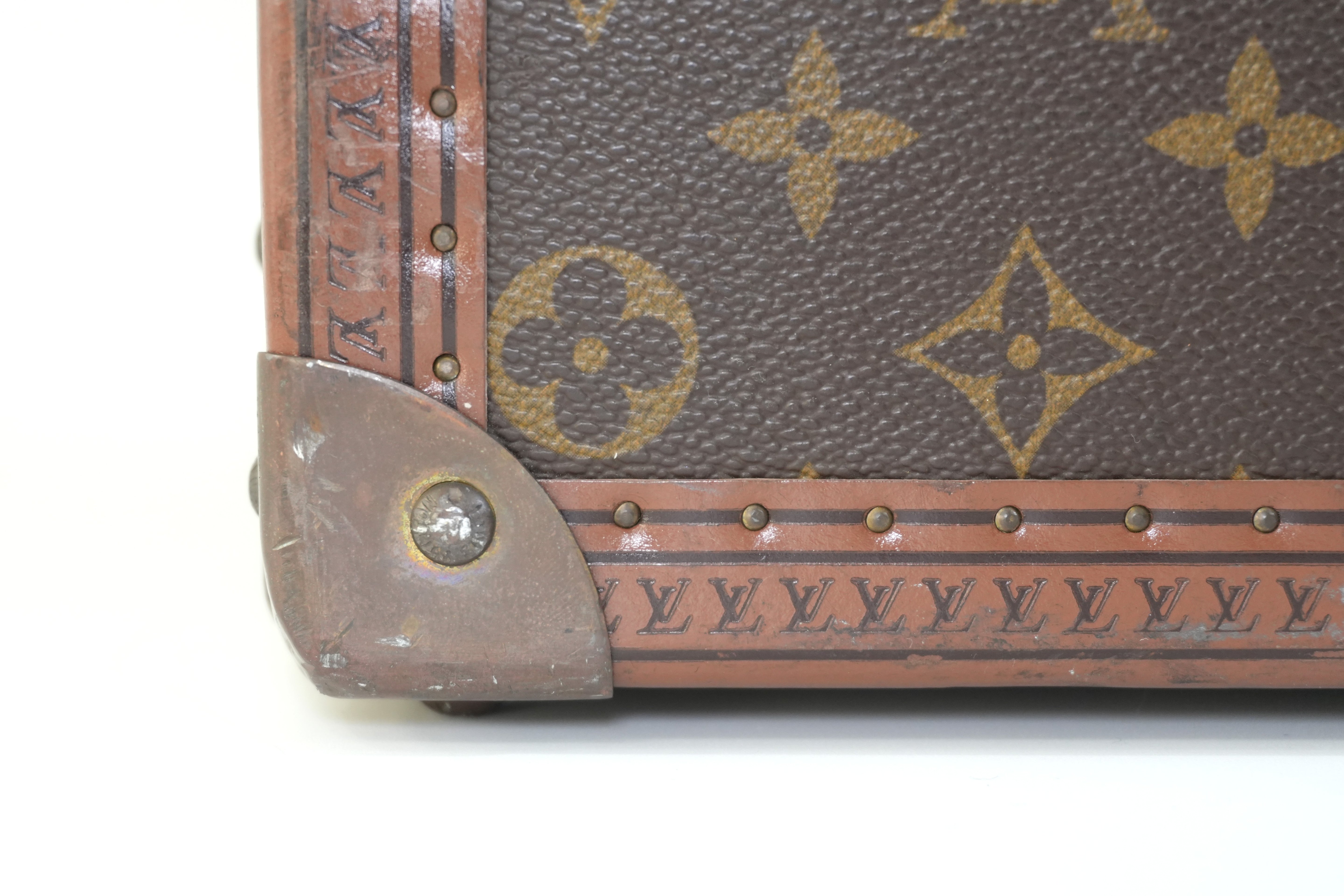 Pre-owned Louis Vuitton Mono Trunk 75 Alzer