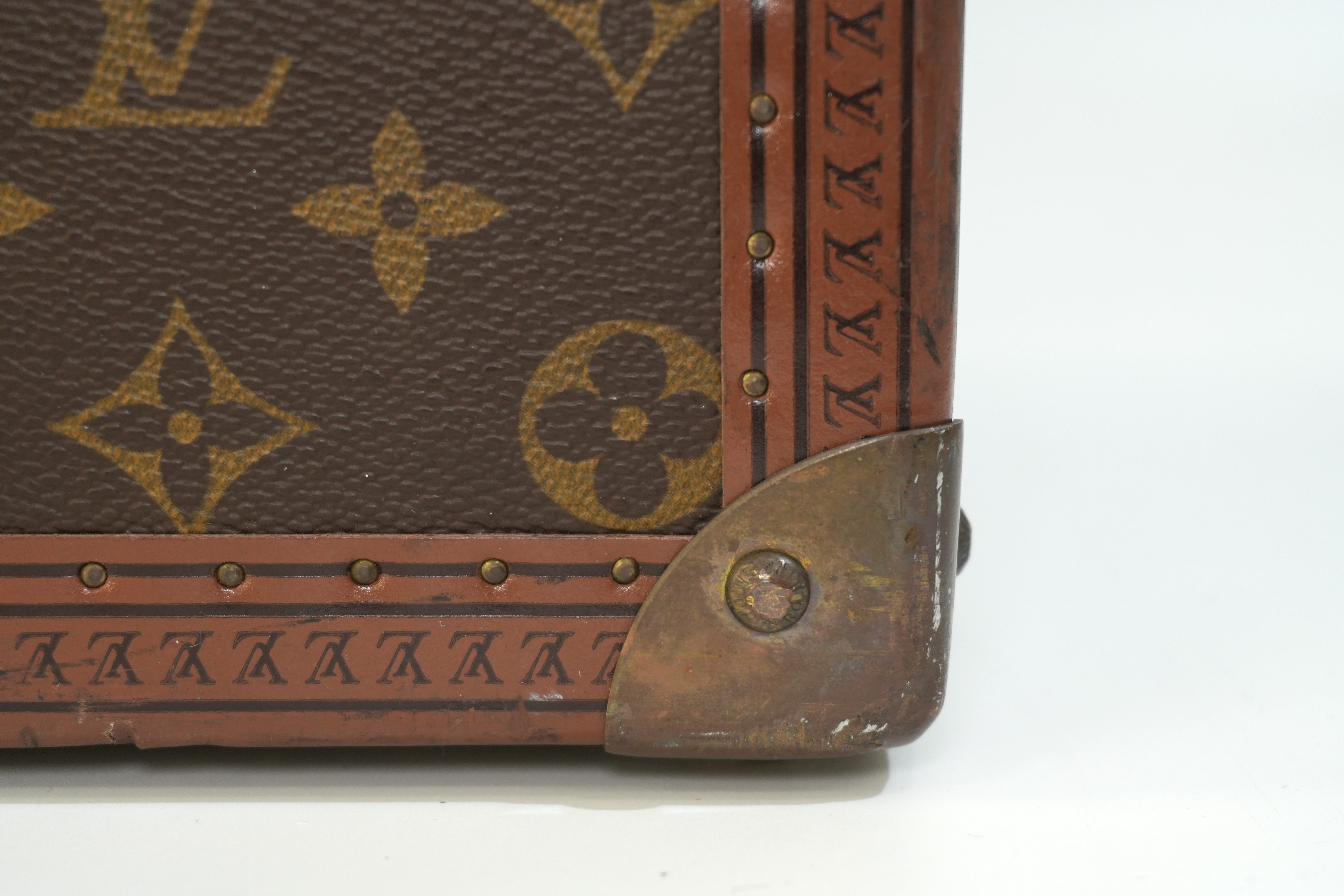 Pre-owned Louis Vuitton Mono Trunk 75 Alzer