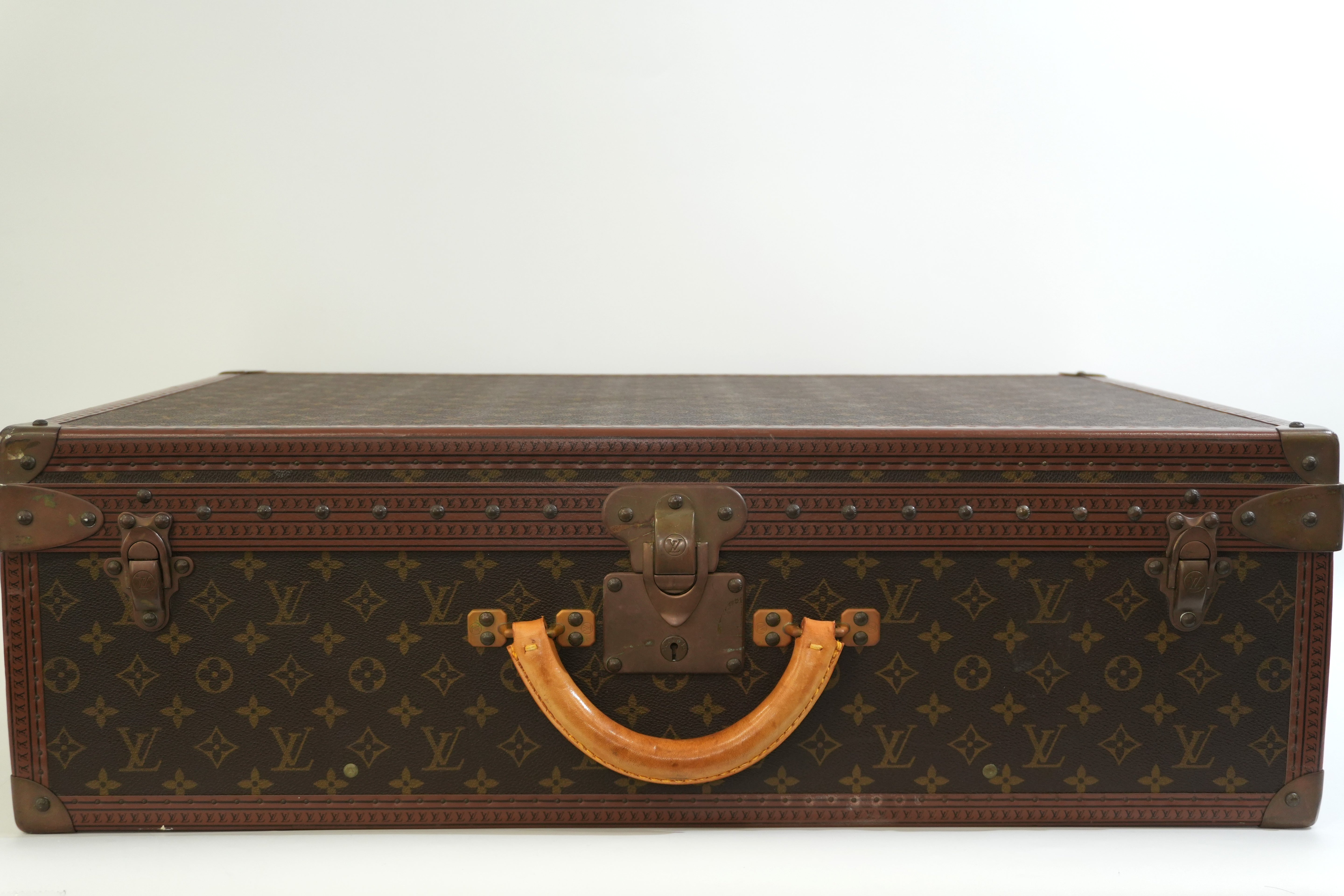 Pre-owned Louis Vuitton Mono Trunk 75 Alzer
