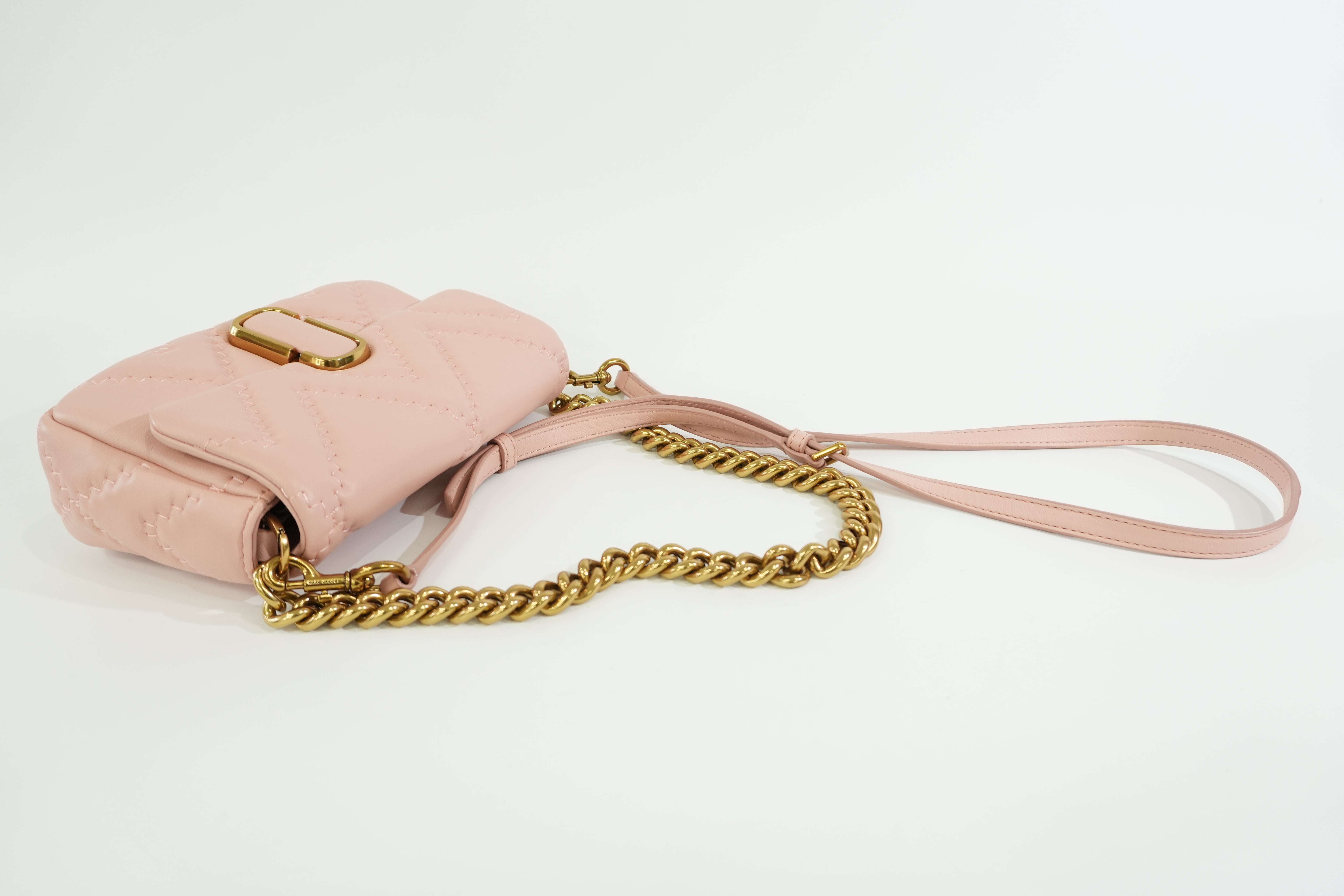 Pre-owned Marc Jacobs Leather Two Way Shoulder Bag Pink