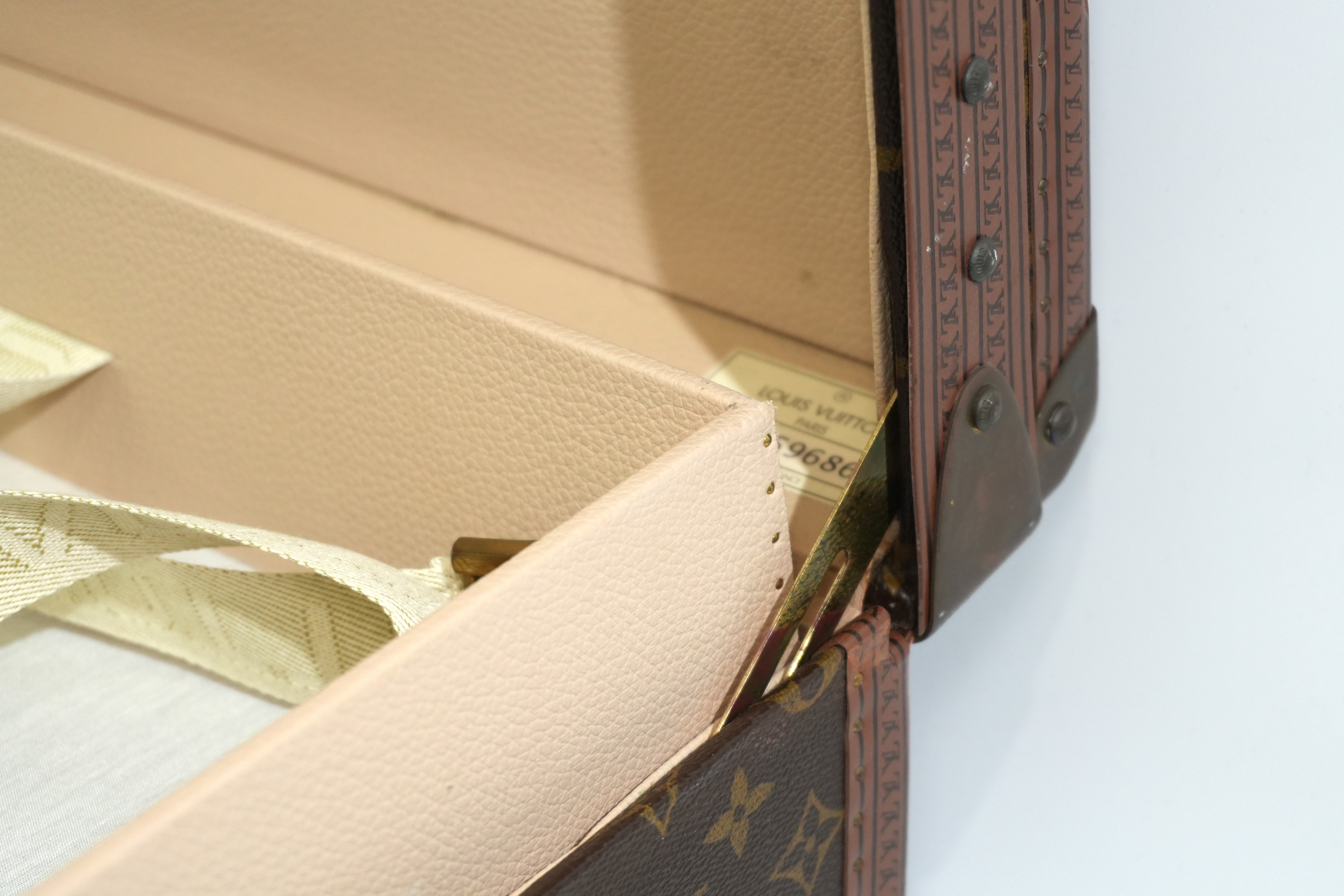 Pre-owned Louis Vuitton Mono Trunk 75 Alzer