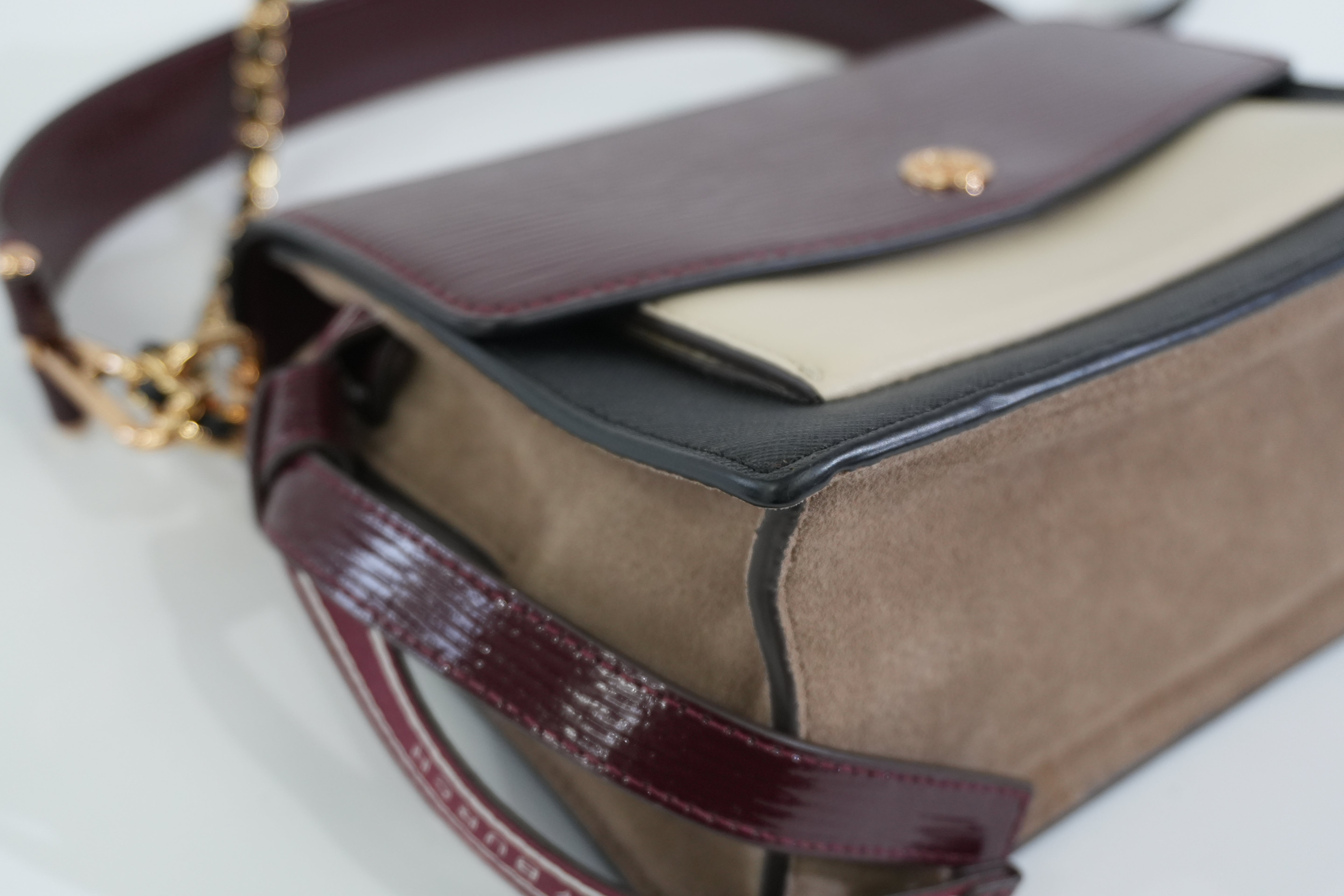 Pre-owned Tory Burch Two Way Shoulder Bag Tricolor