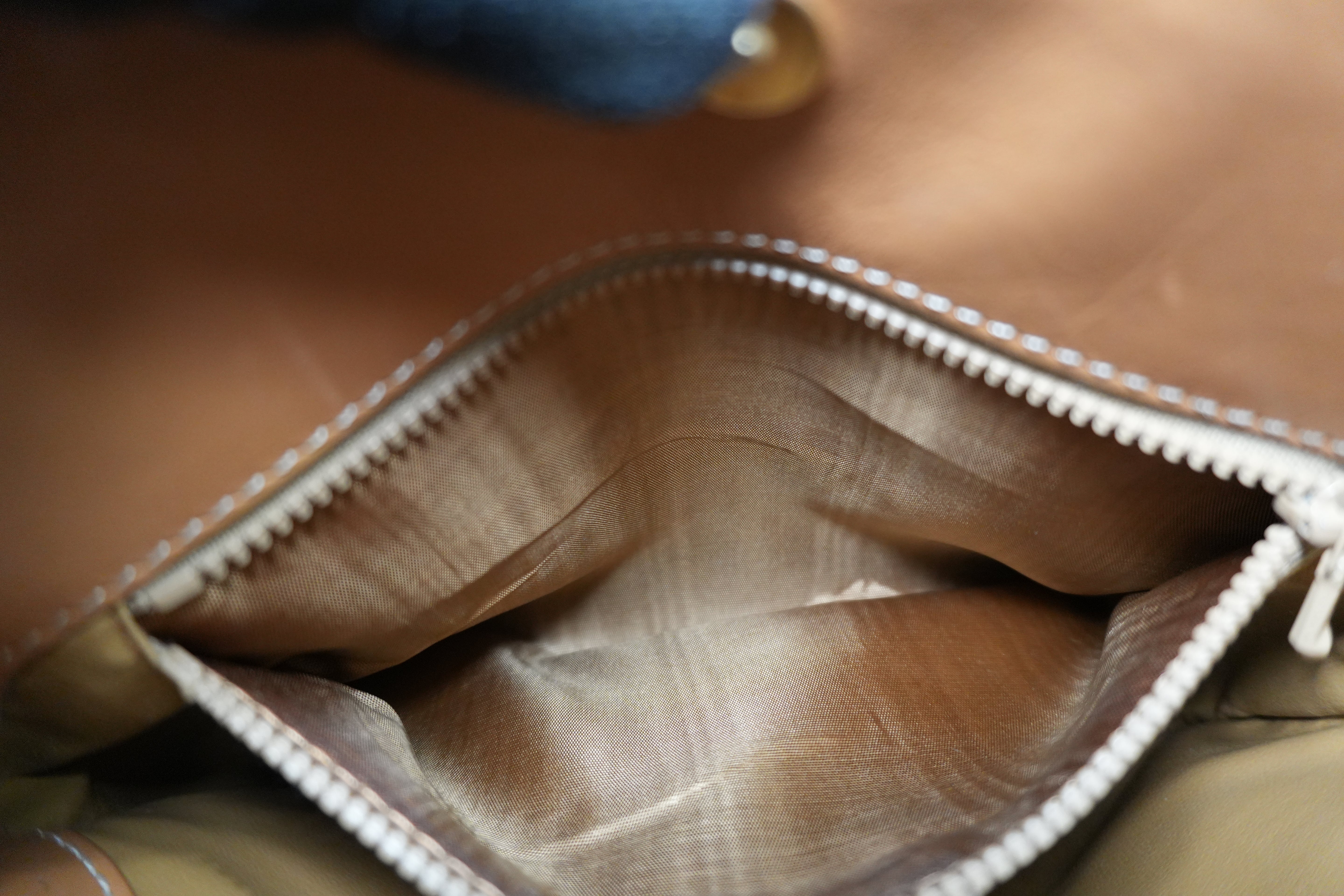 Pre-owned Celine Macadam Shoulder Bag Brown