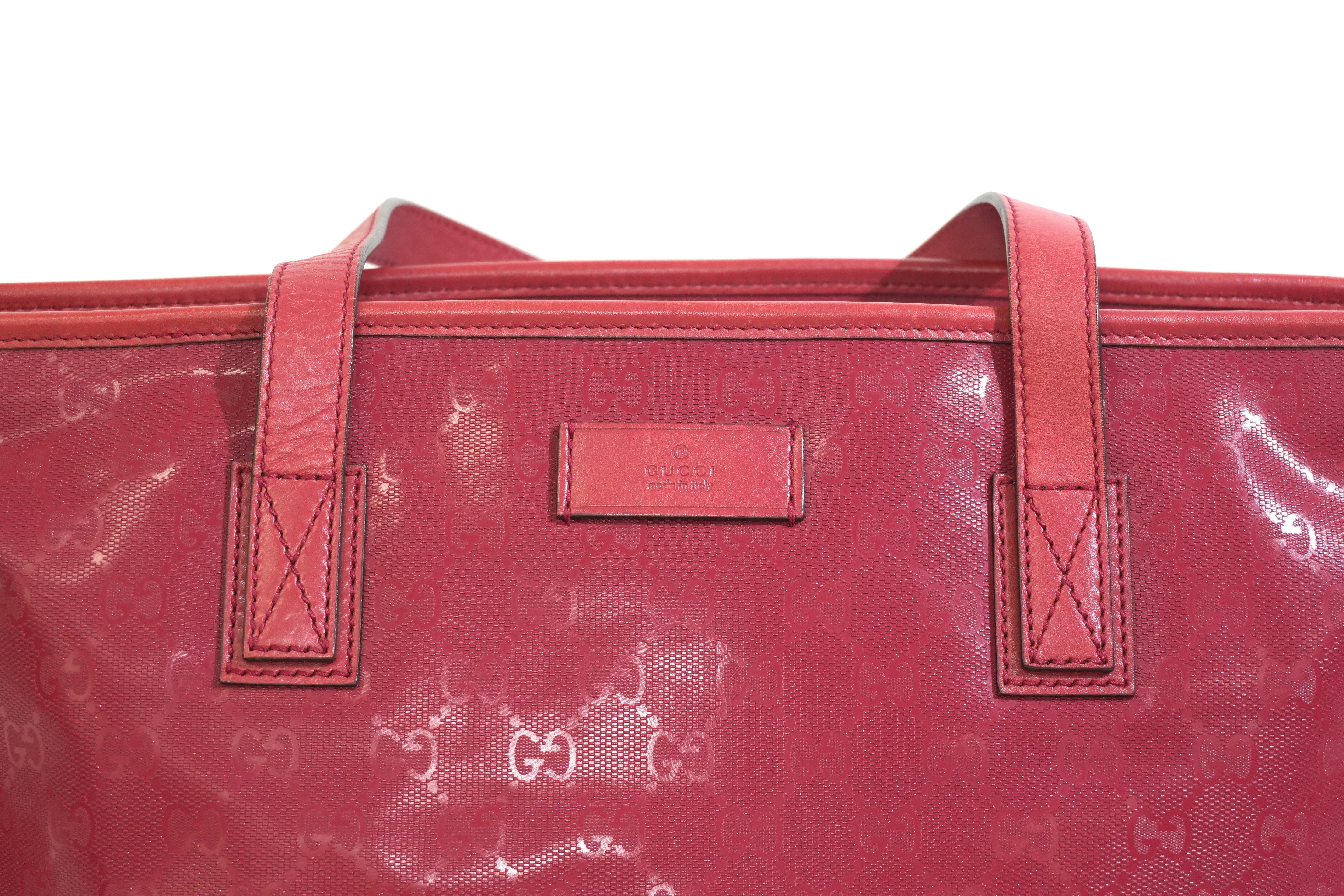 Pre-owned Gucci Shoulder Tote Bag Pink