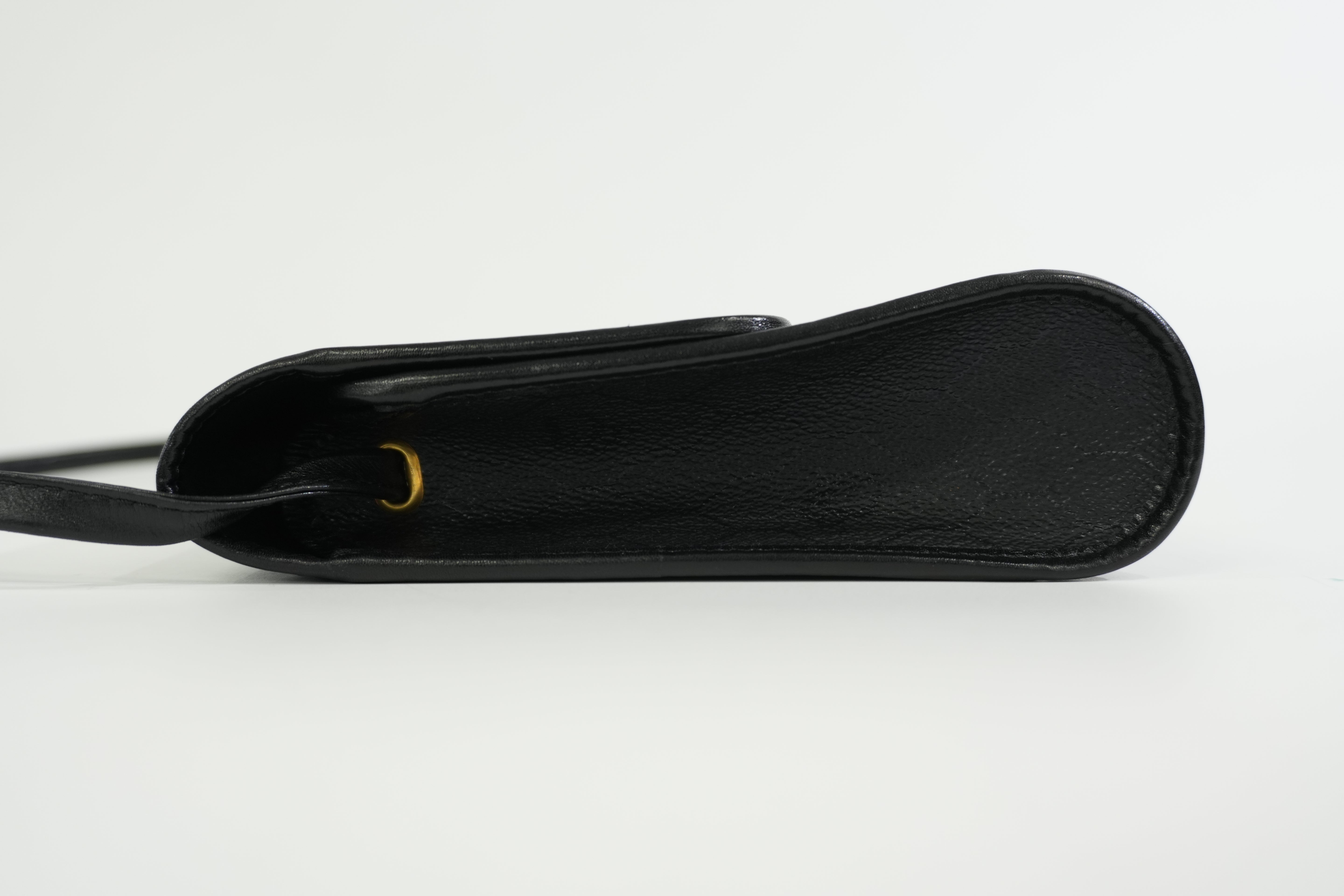 Pre-owned Christian Dior Honeycomb Shoulder Bag Black