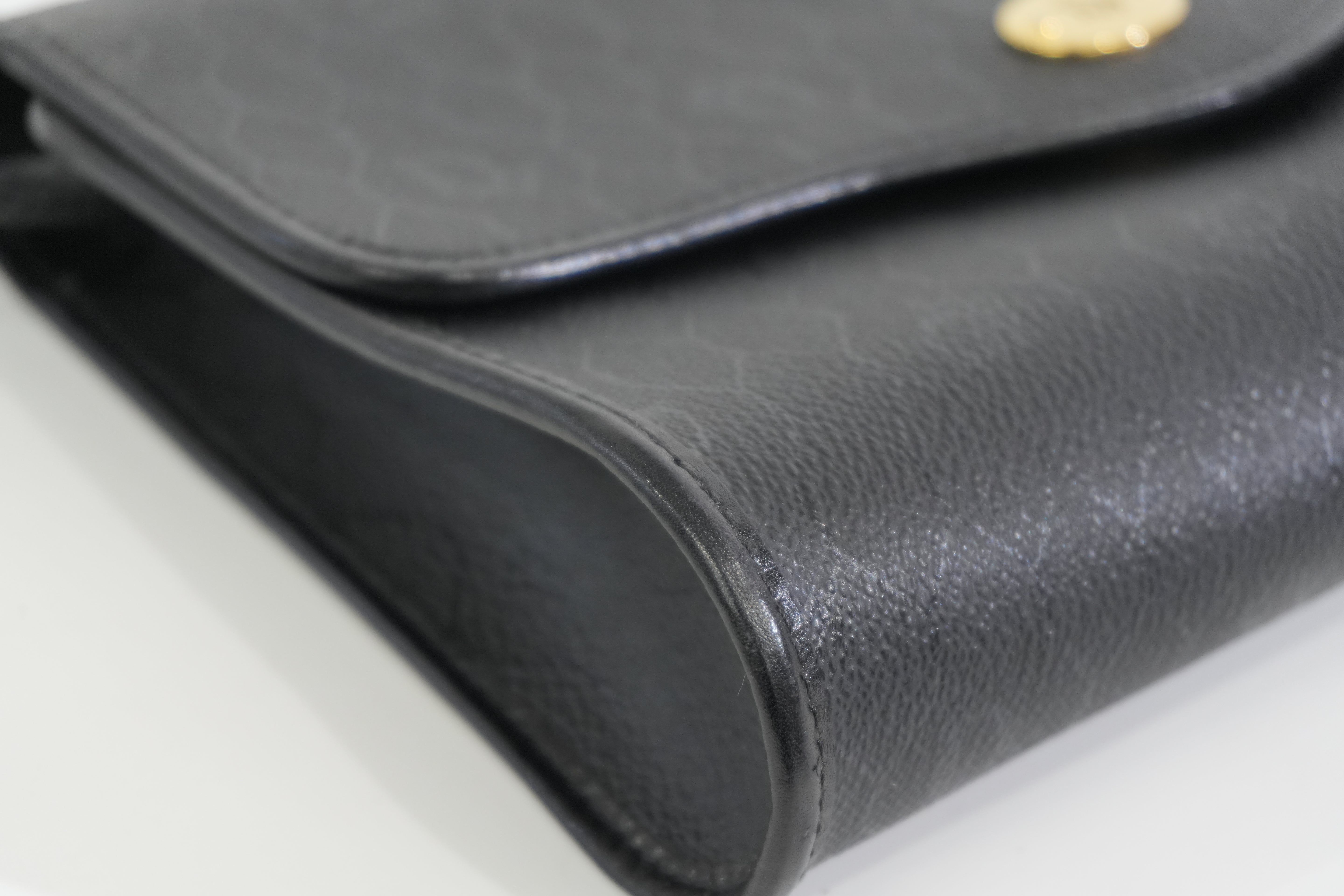 Pre-owned Christian Dior Honeycomb Shoulder Bag Black