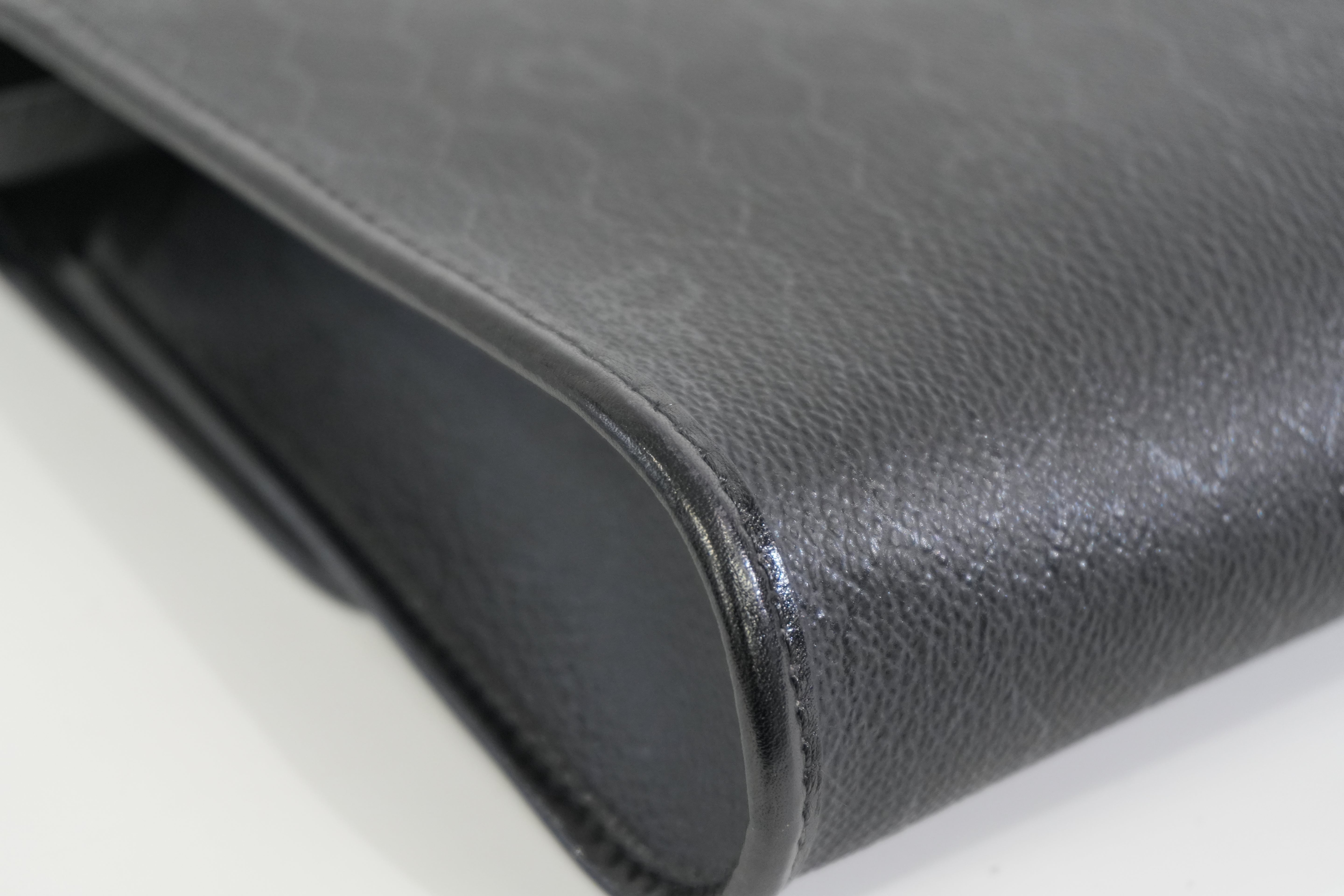 Pre-owned Christian Dior Honeycomb Shoulder Bag Black