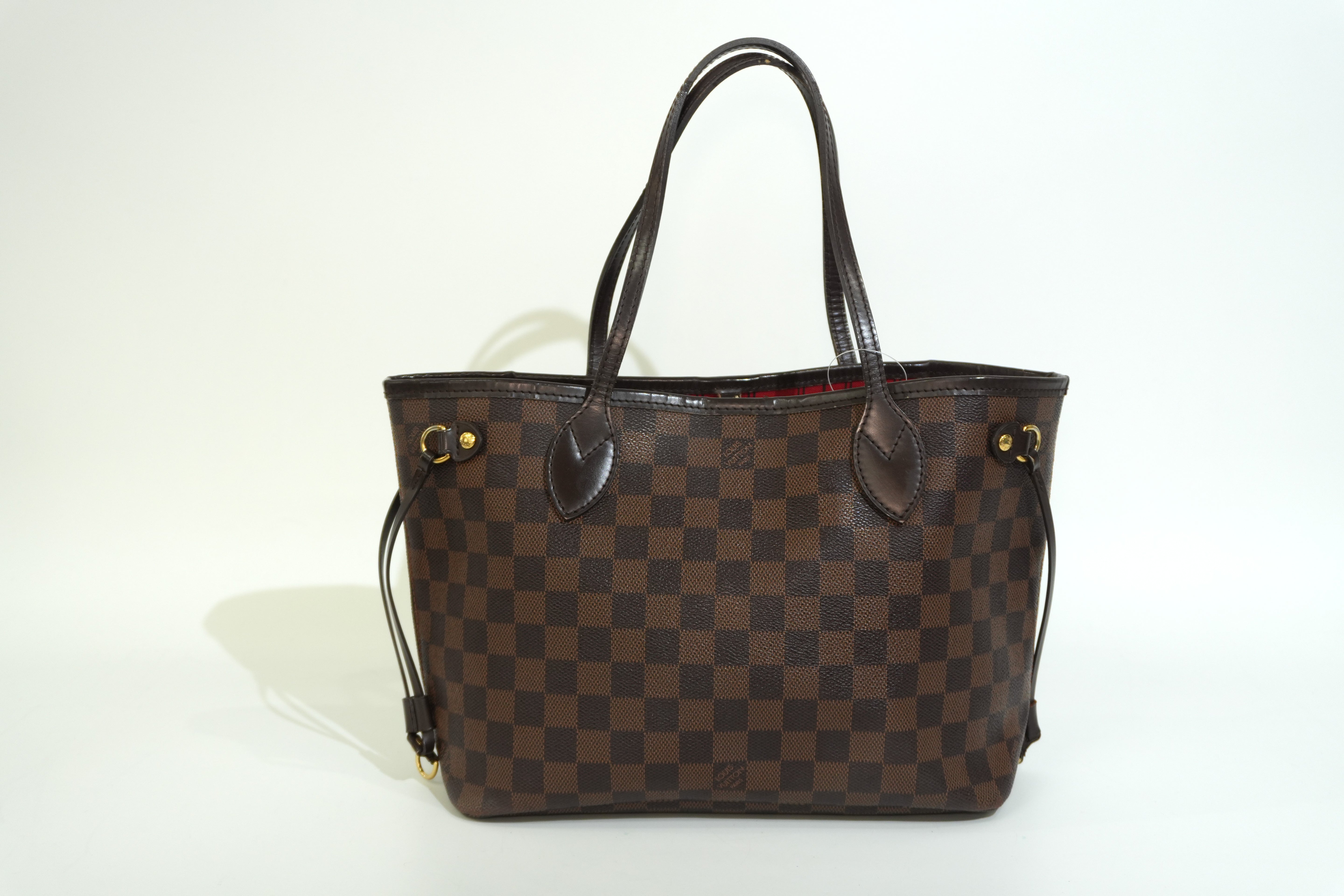 Pre-owned Louis Vuitton Damier Ebene Neverfull PM Tote Bag