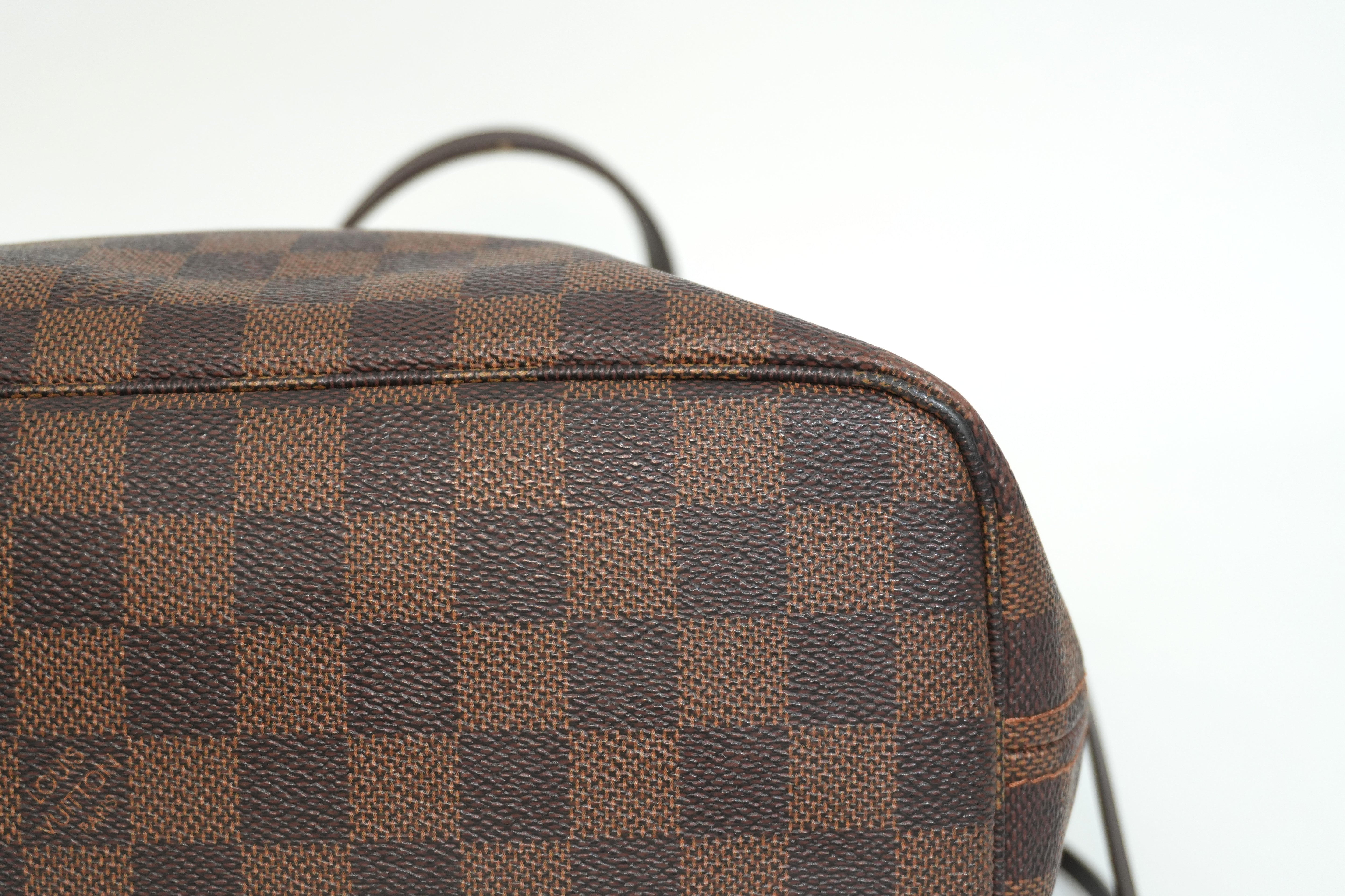 Pre-owned Louis Vuitton Damier Ebene Neverfull PM Tote Bag