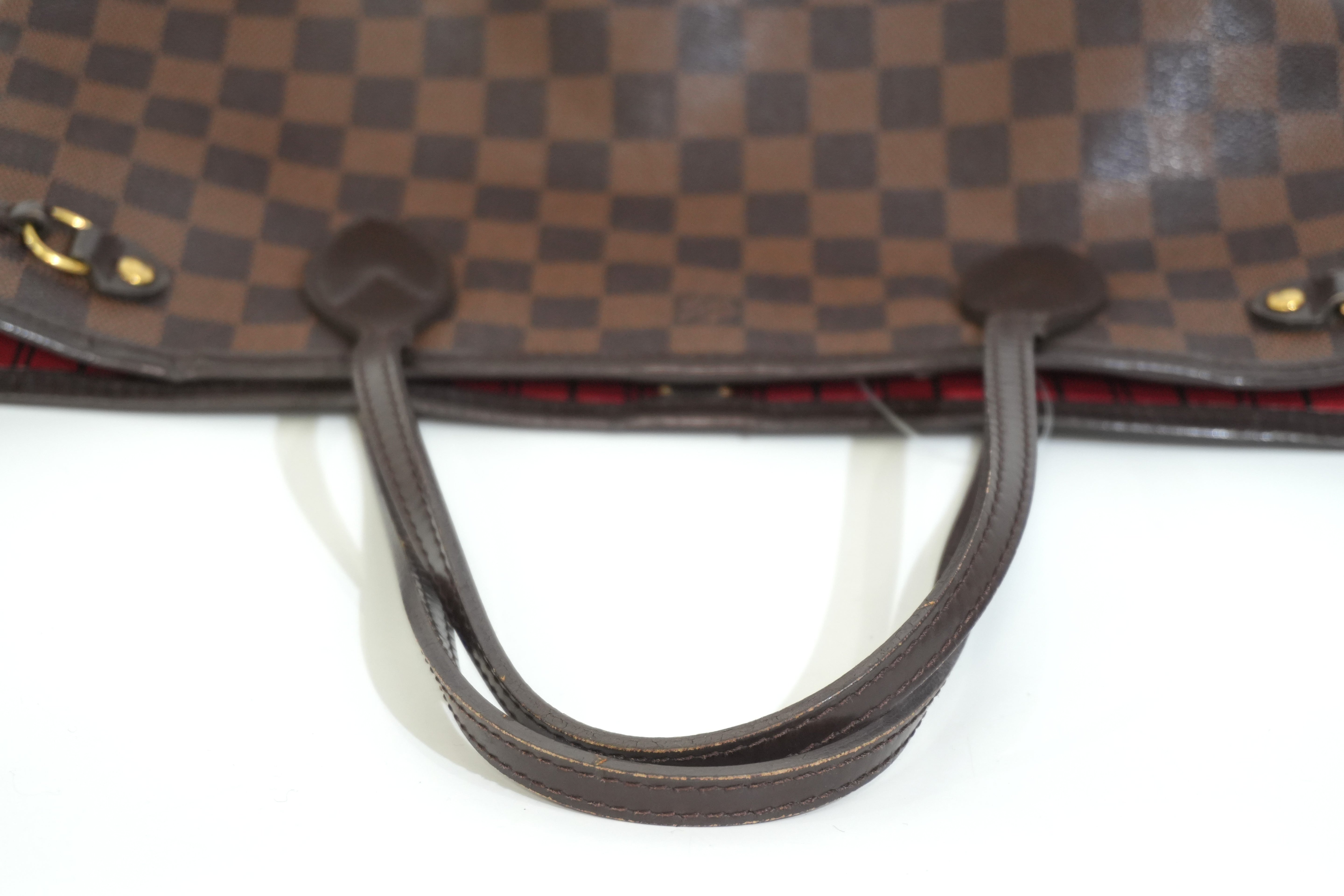 Pre-owned Louis Vuitton Damier Ebene Neverfull PM Tote Bag