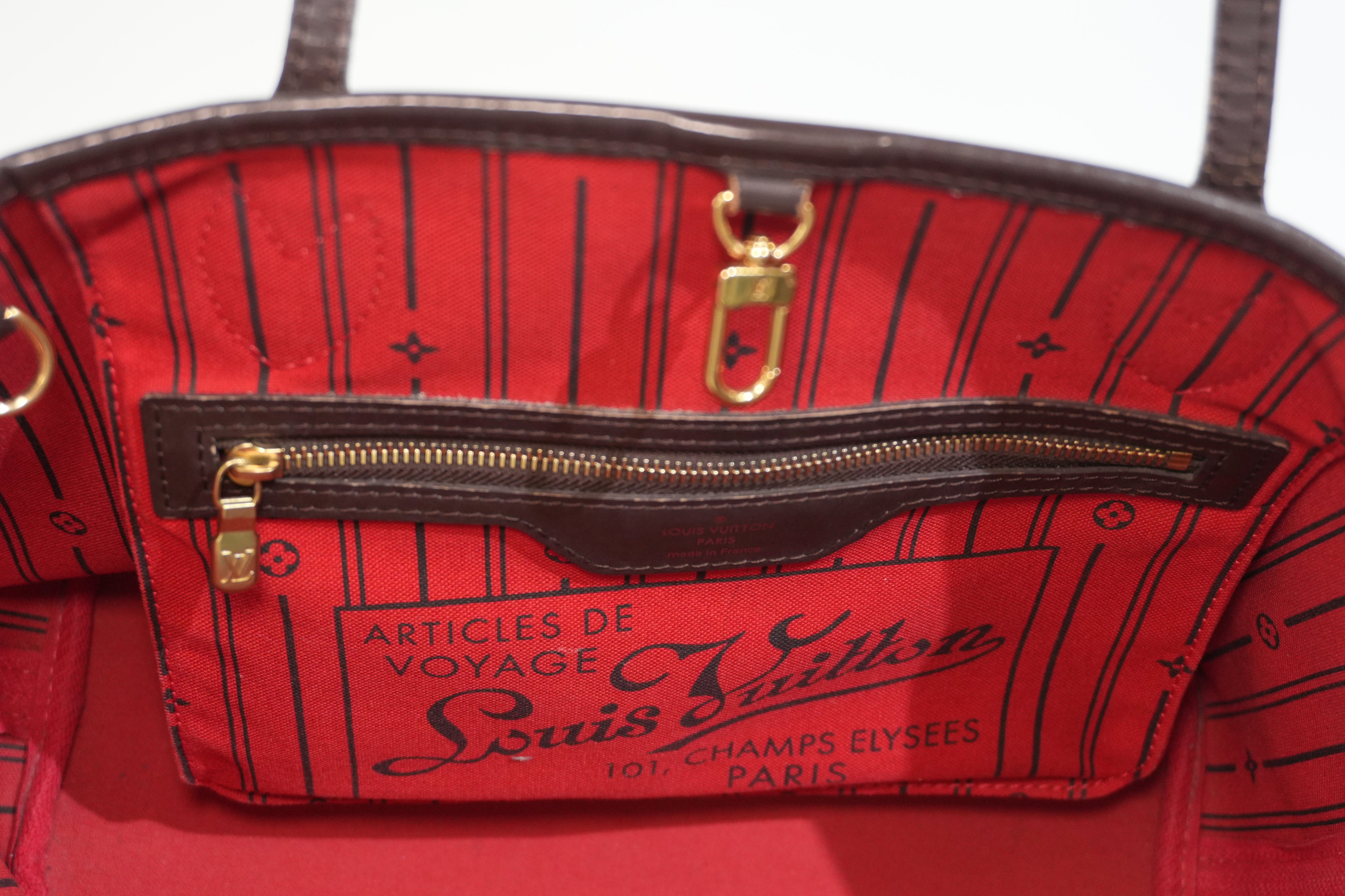 Pre-owned Louis Vuitton Damier Ebene Neverfull PM Tote Bag
