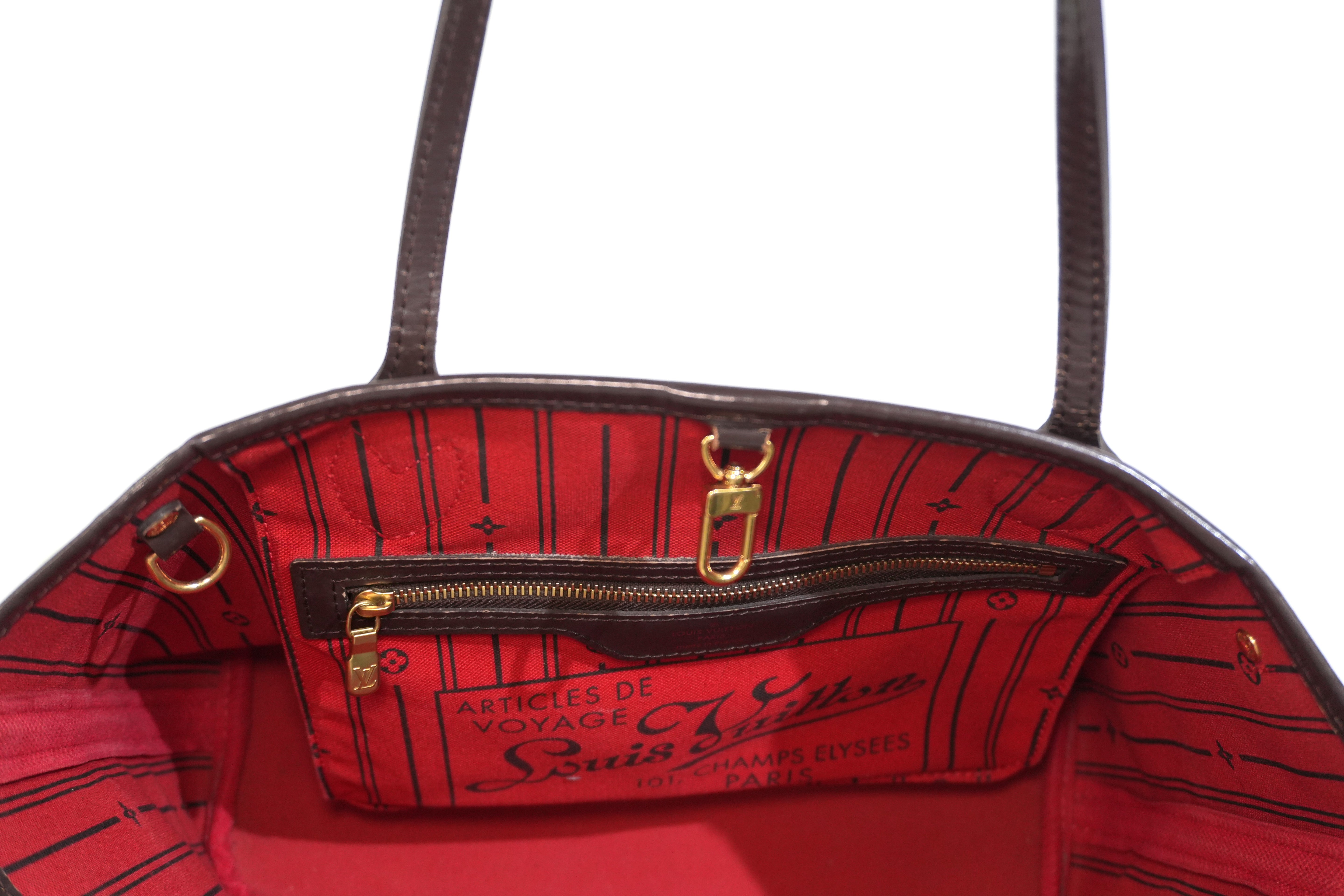 Pre-owned Louis Vuitton Damier Ebene Neverfull PM Tote Bag