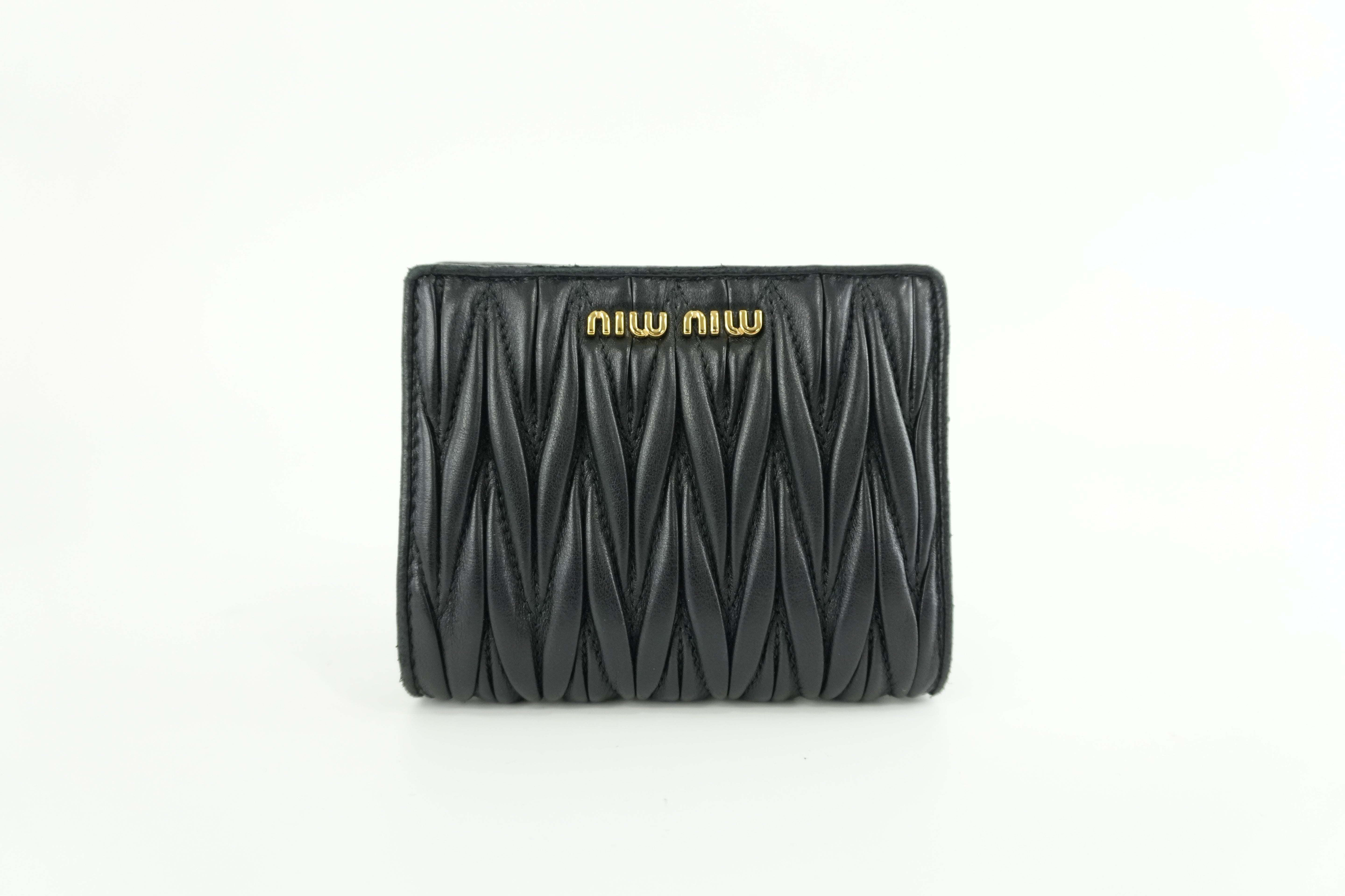 Miumiu Compact Wallet Used