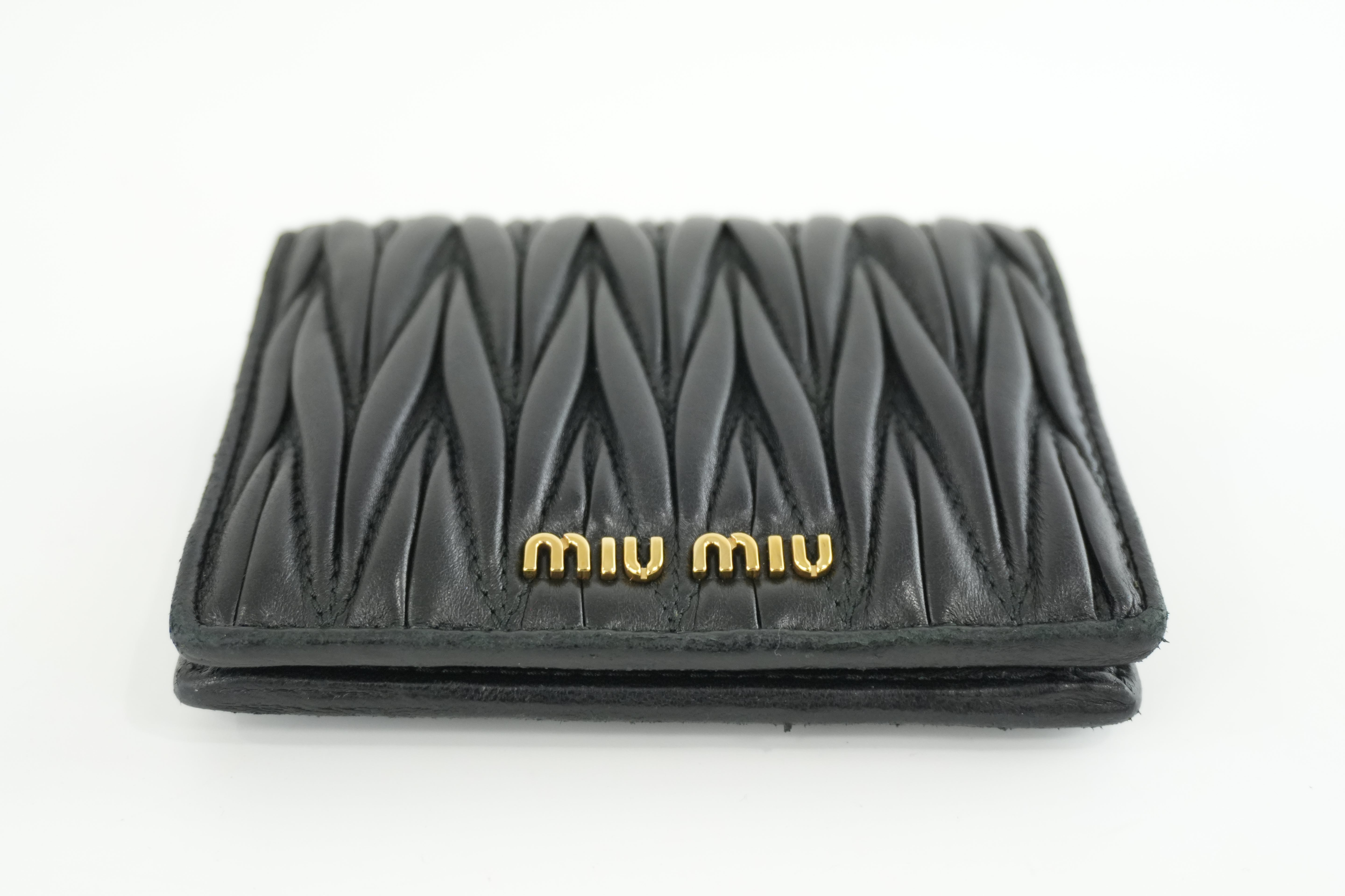 Miumiu Compact Wallet Used