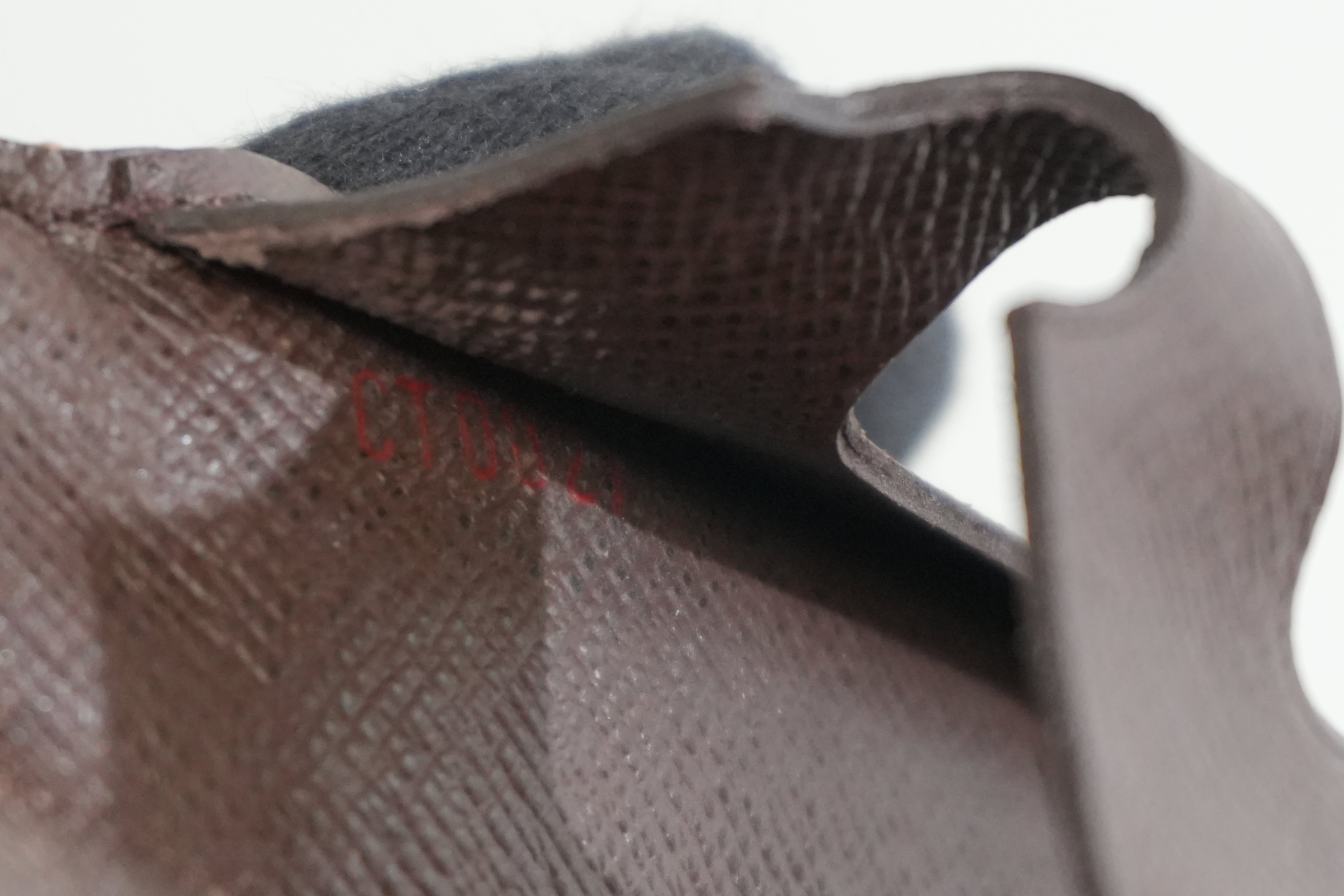 Pre-owned Louis Vuitton Damier Ebene Pass Case