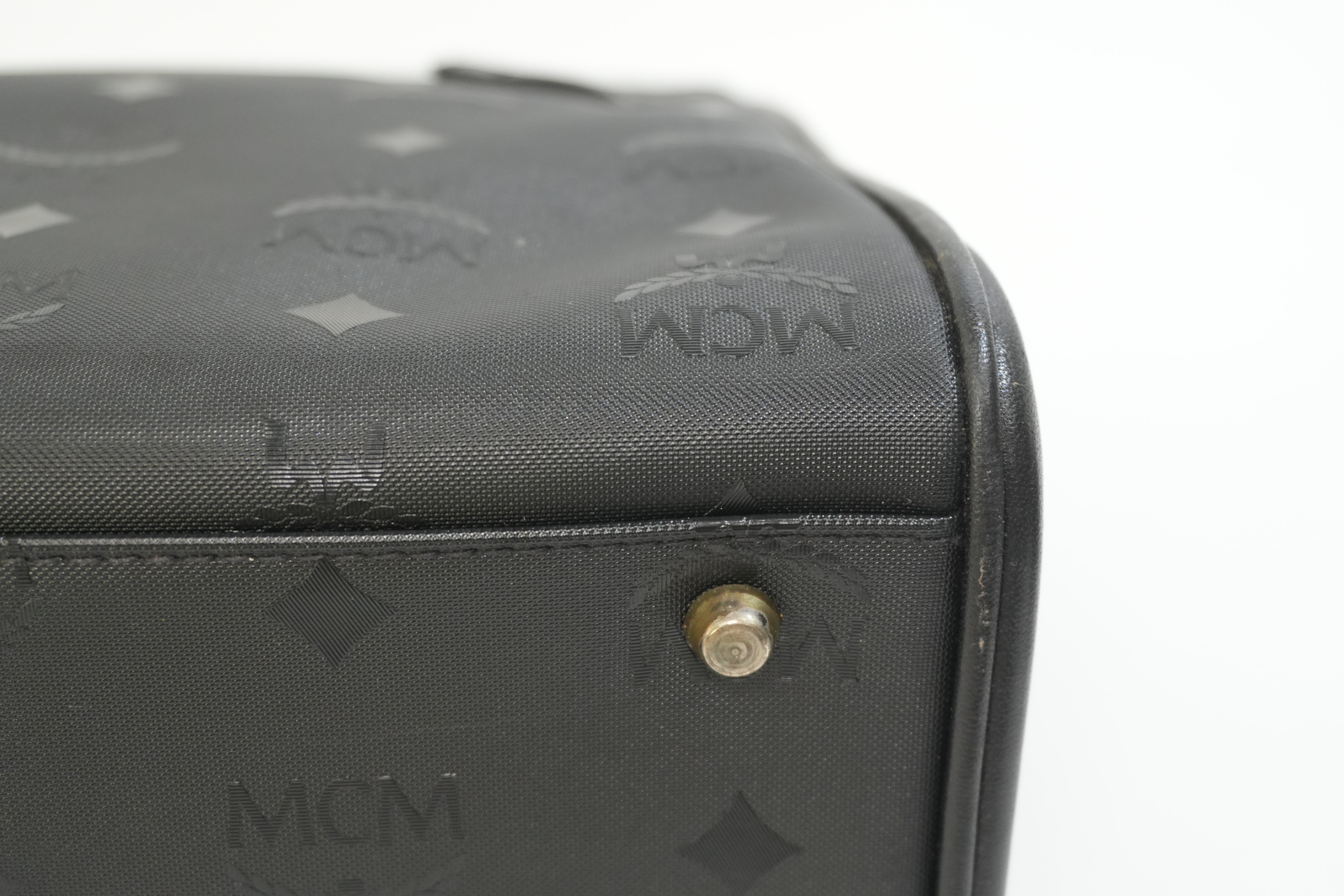 Pre-owned MCM Top Handle Handbag Black