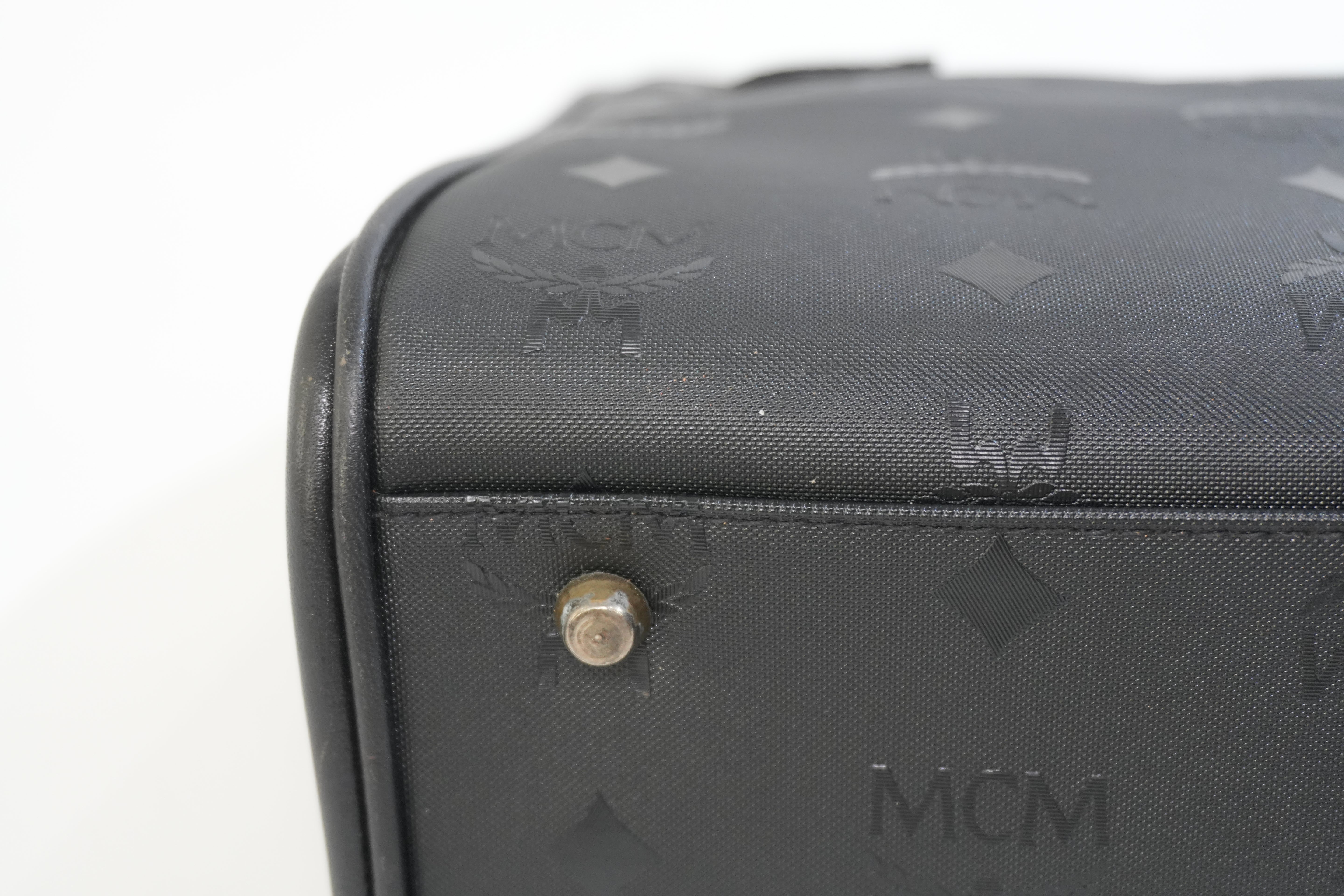 Pre-owned MCM Top Handle Handbag Black