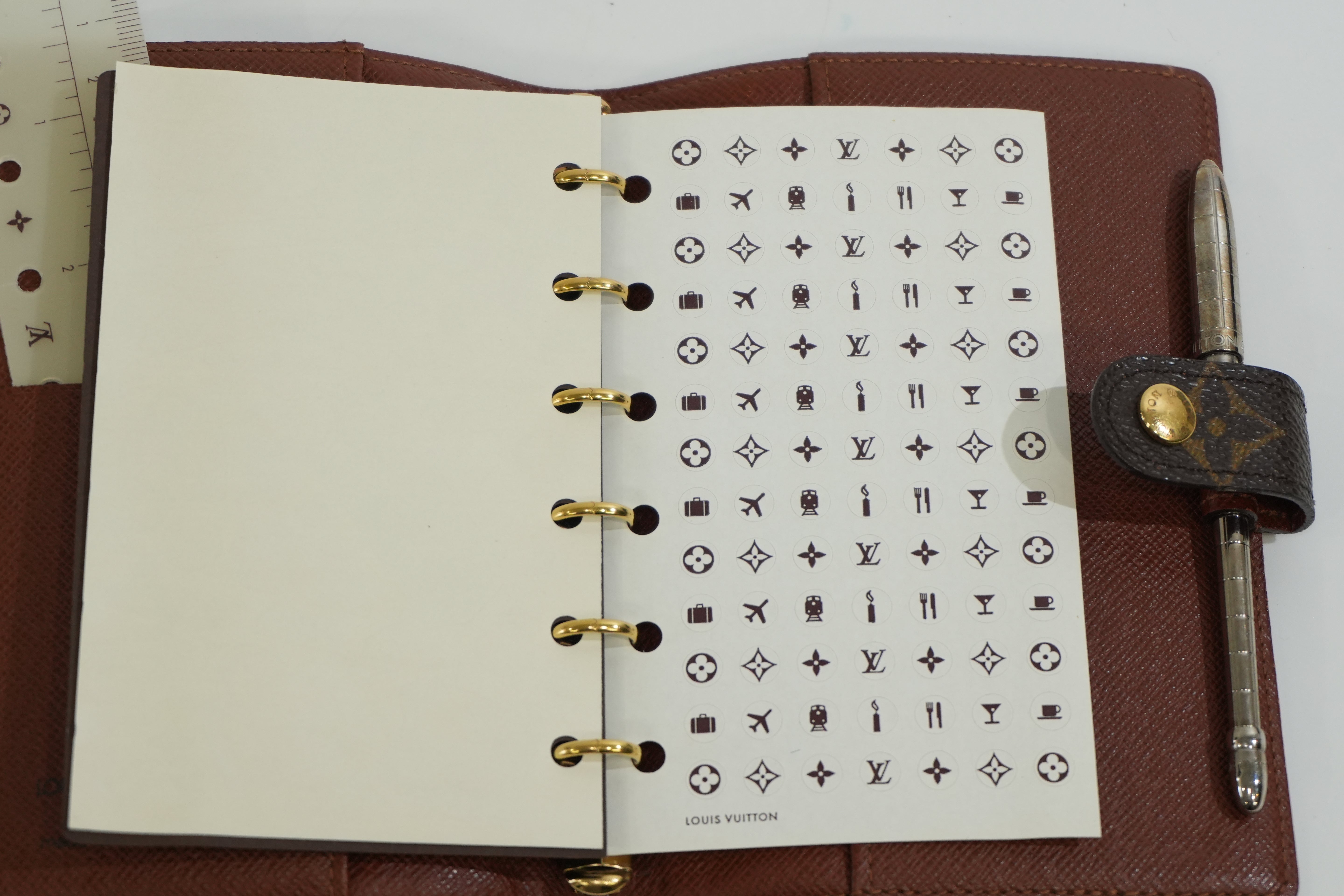 Pre-owned Louis Vuitton Monogram Agenda PM
