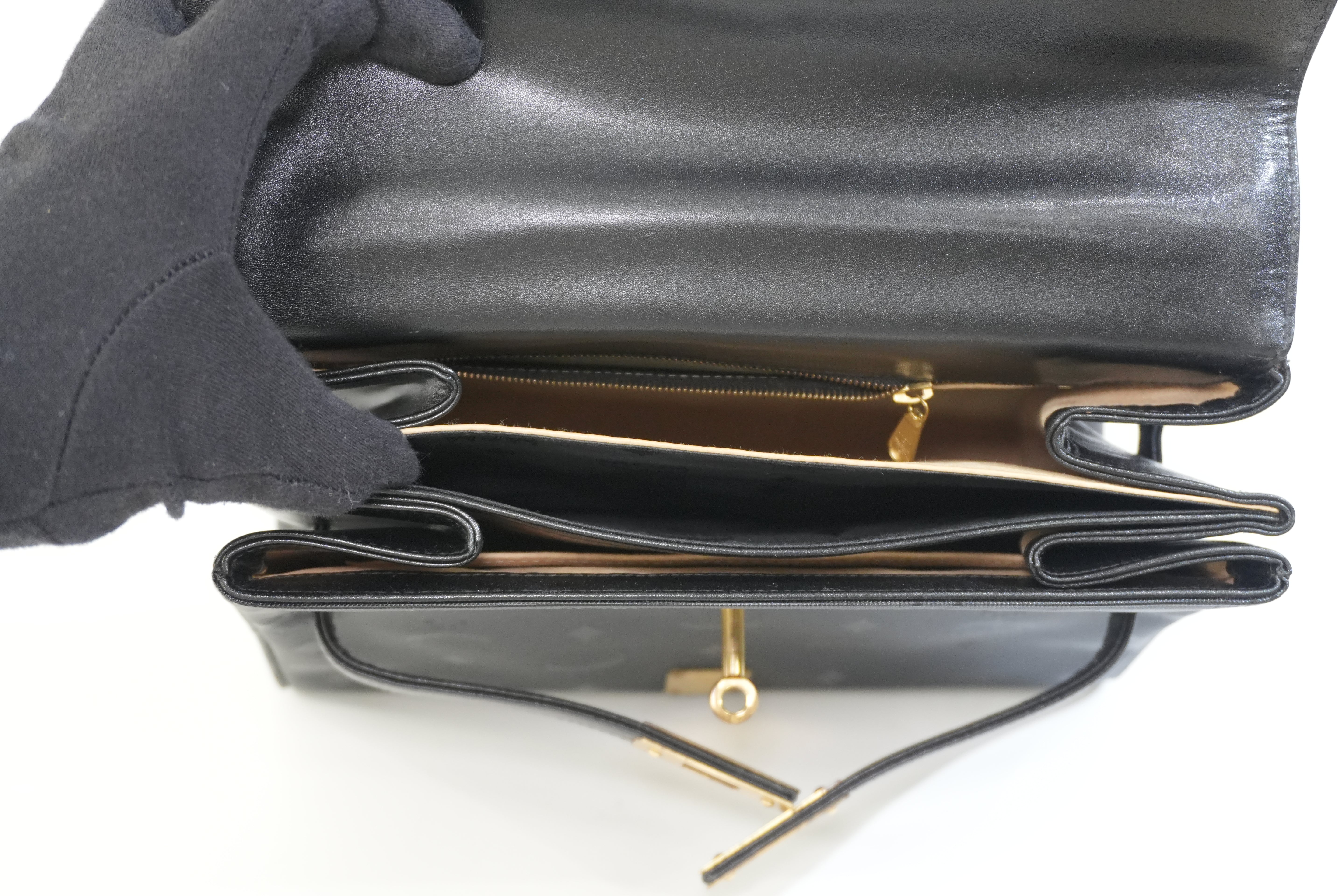 Pre-owned MCM Top Handle Handbag Black