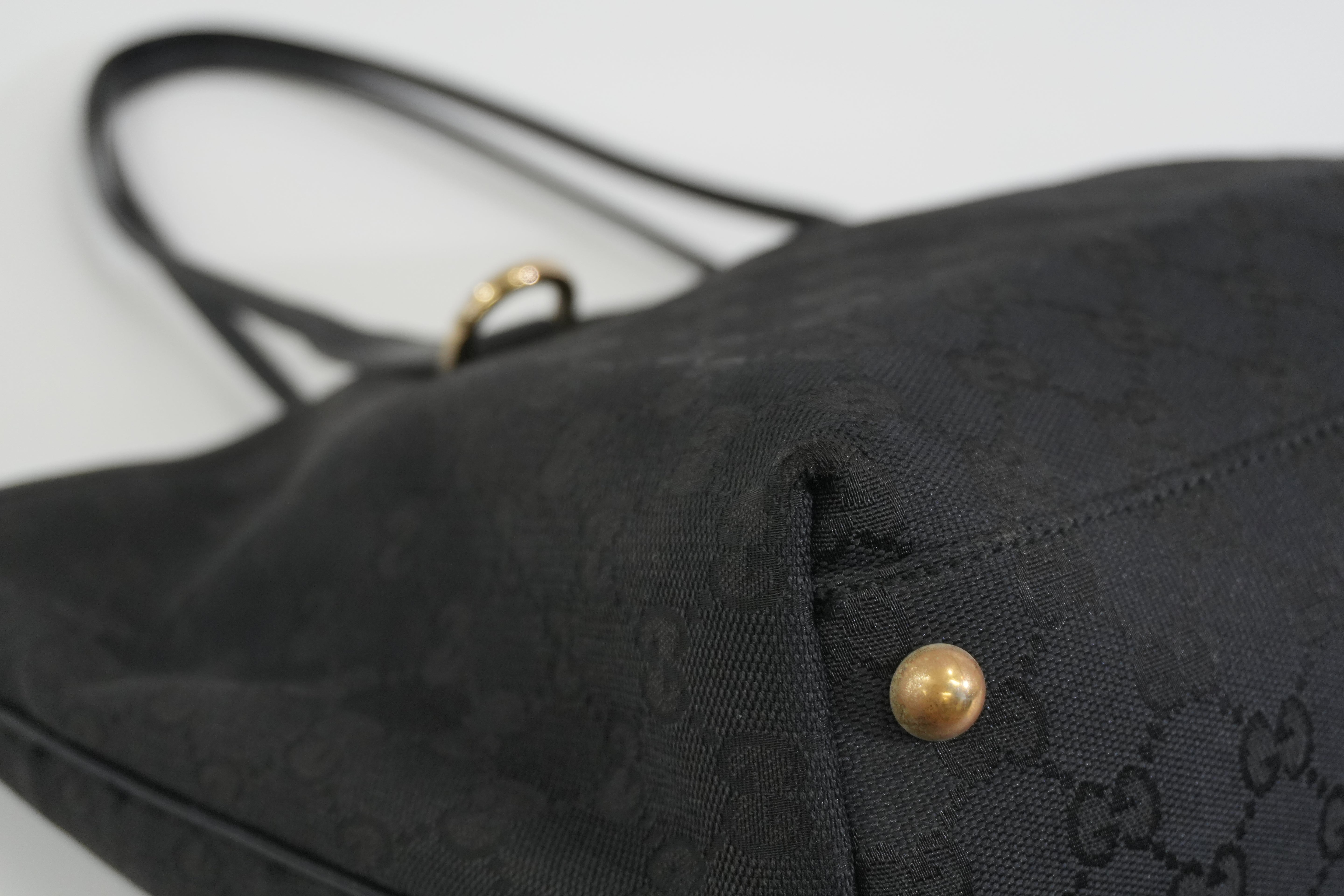 Pre-owned Gucci Guccisima Tote Bag Black