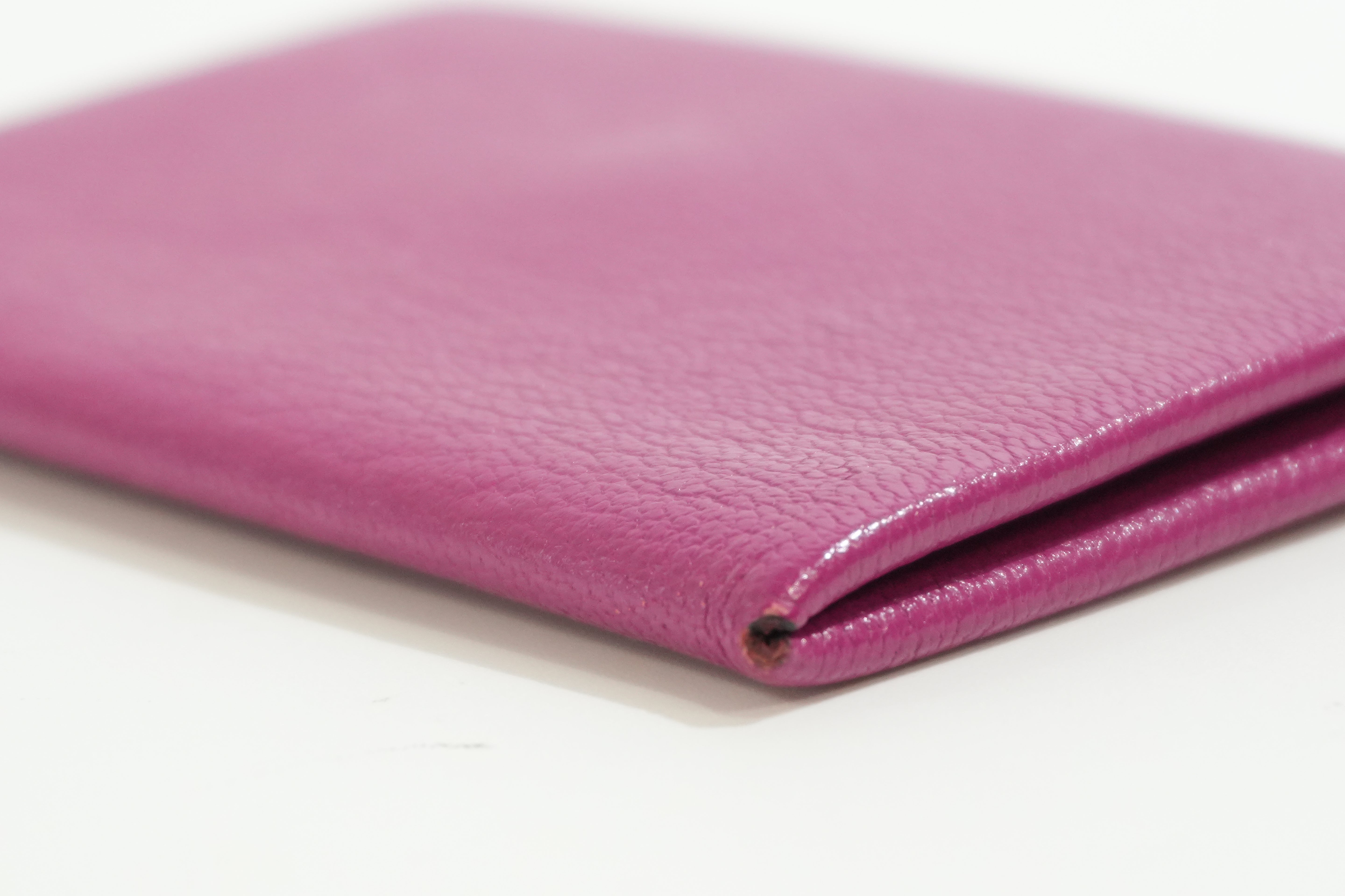 Pre-owned Hermes Card Case Pink
