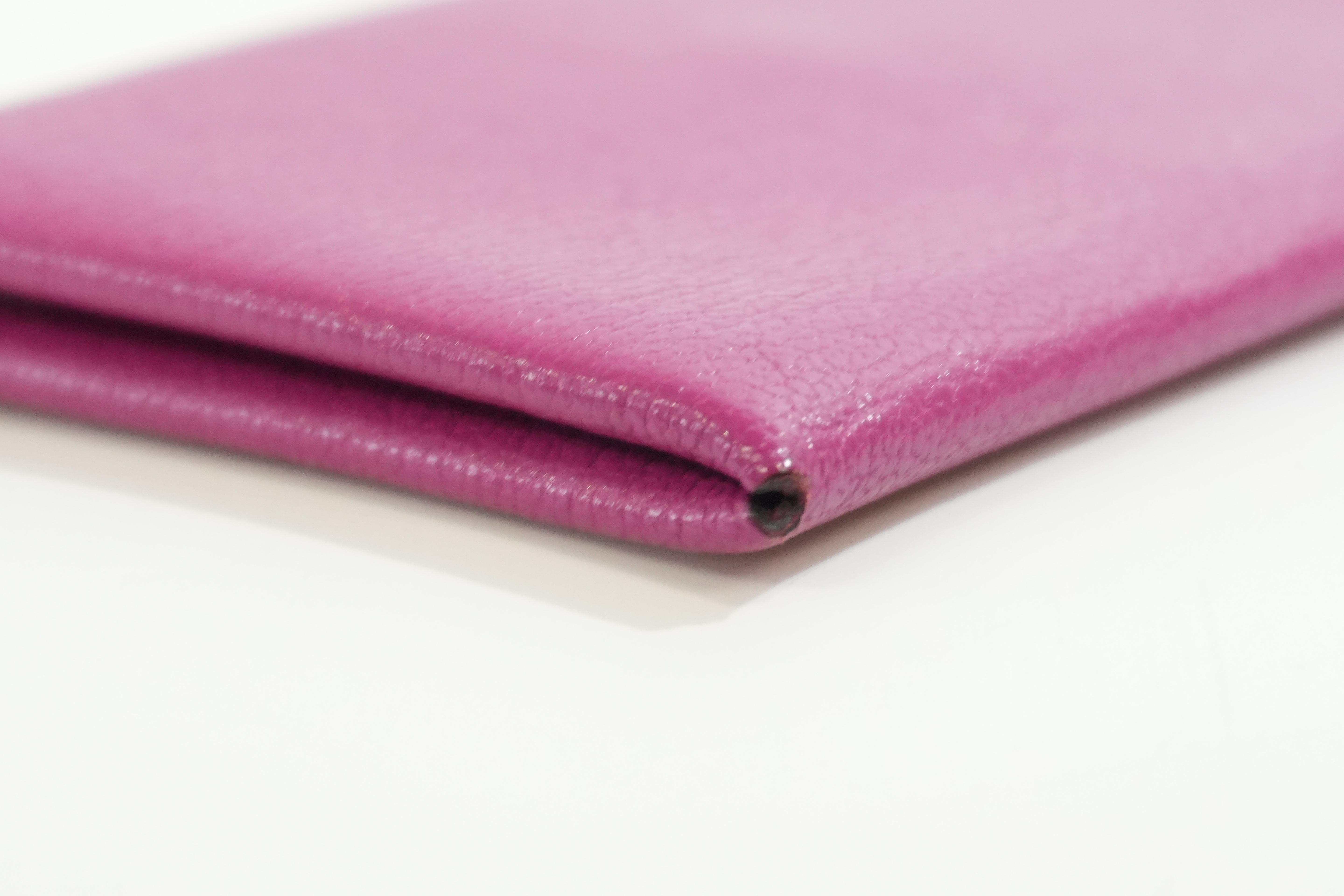 Pre-owned Hermes Card Case Pink