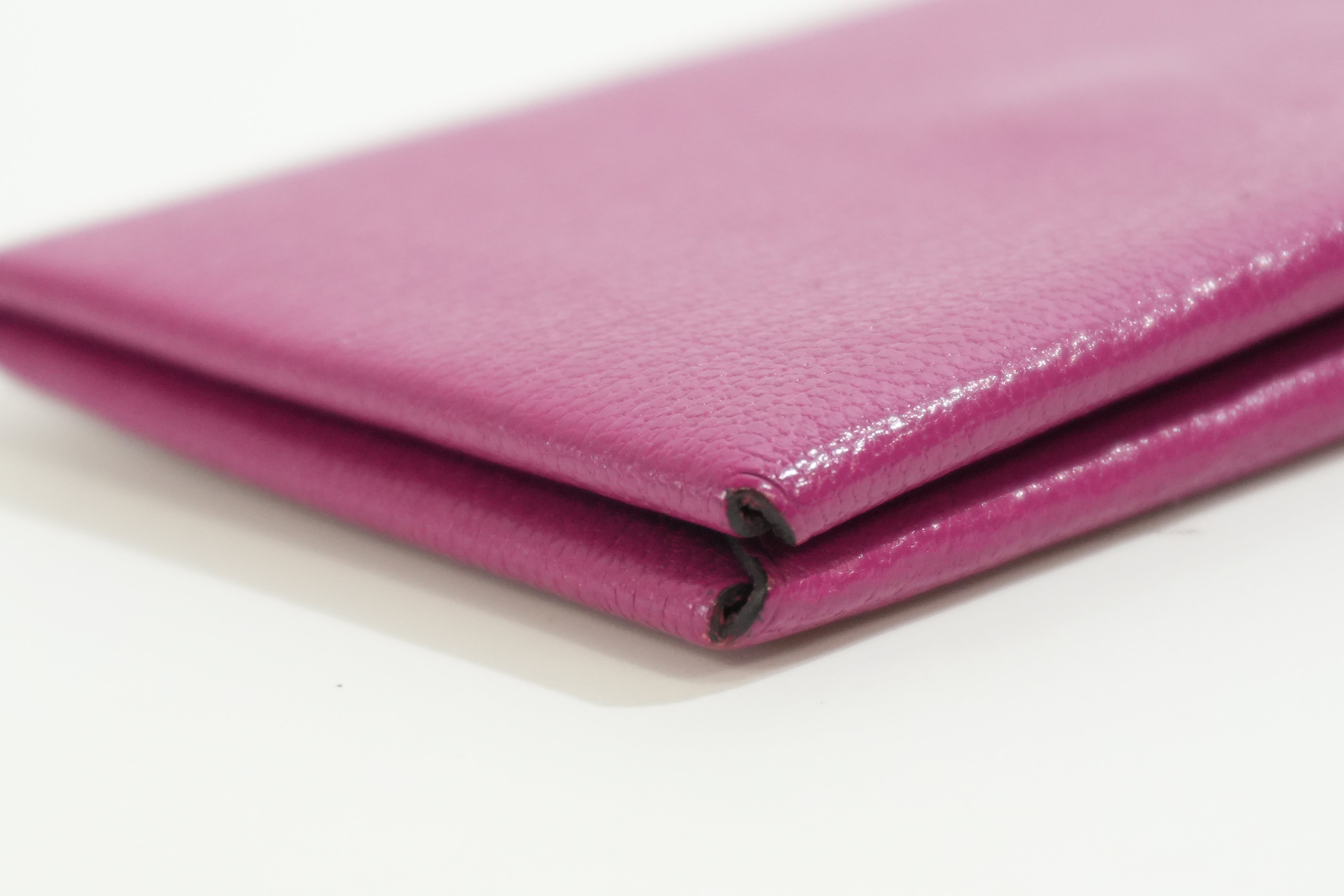 Pre-owned Hermes Card Case Pink