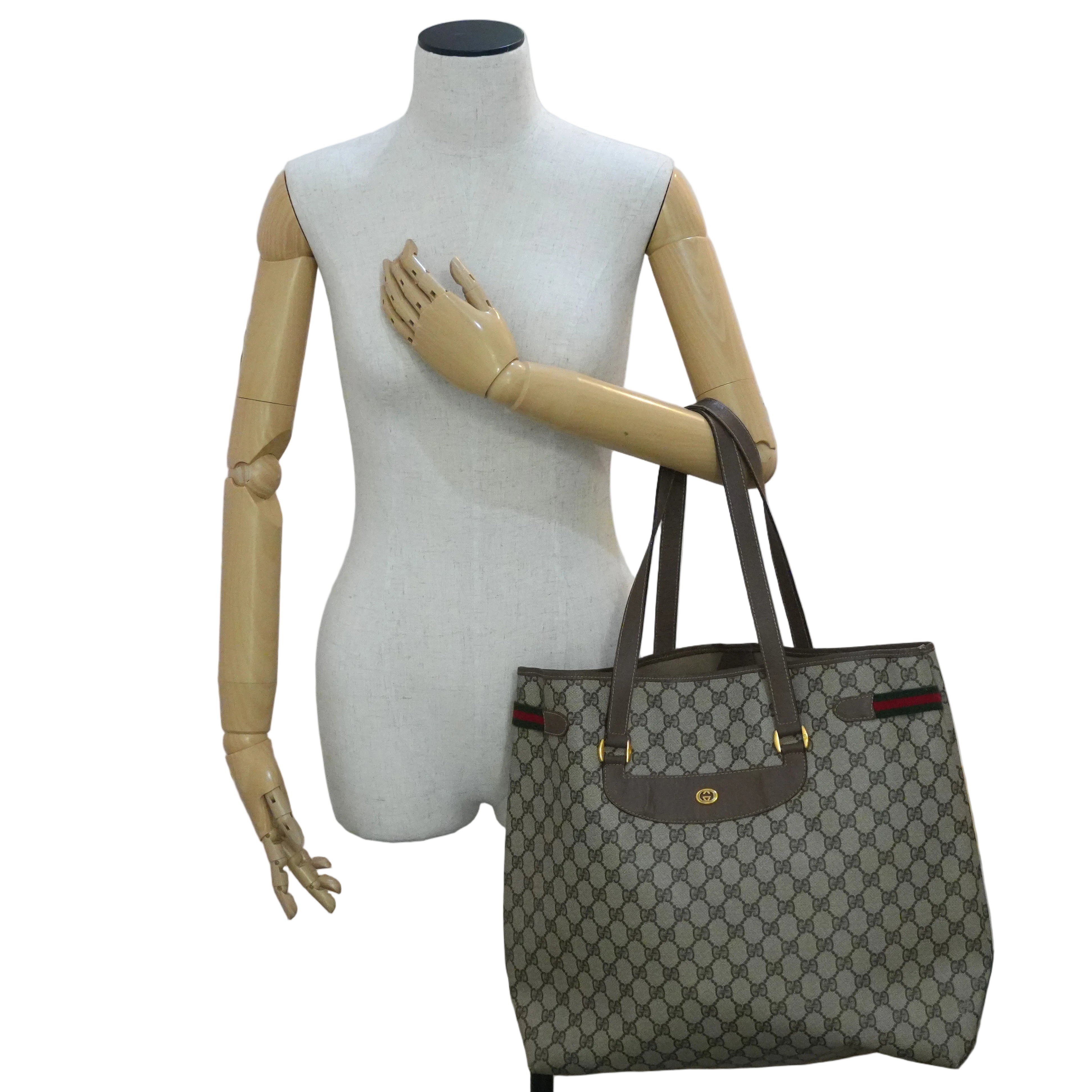 Pre-owned Gucci Tote Bag Brown