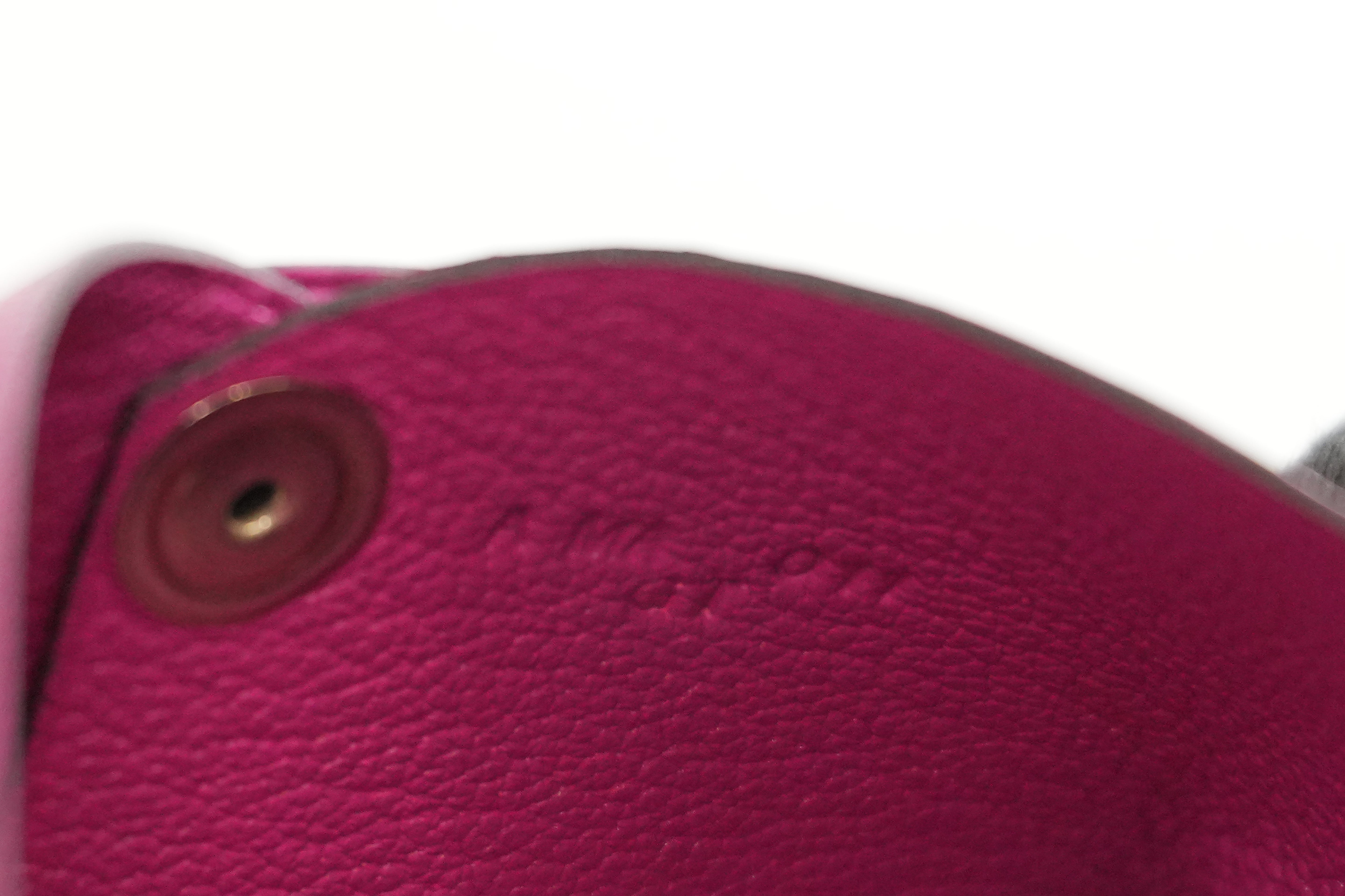 Pre-owned Hermes Card Case Pink