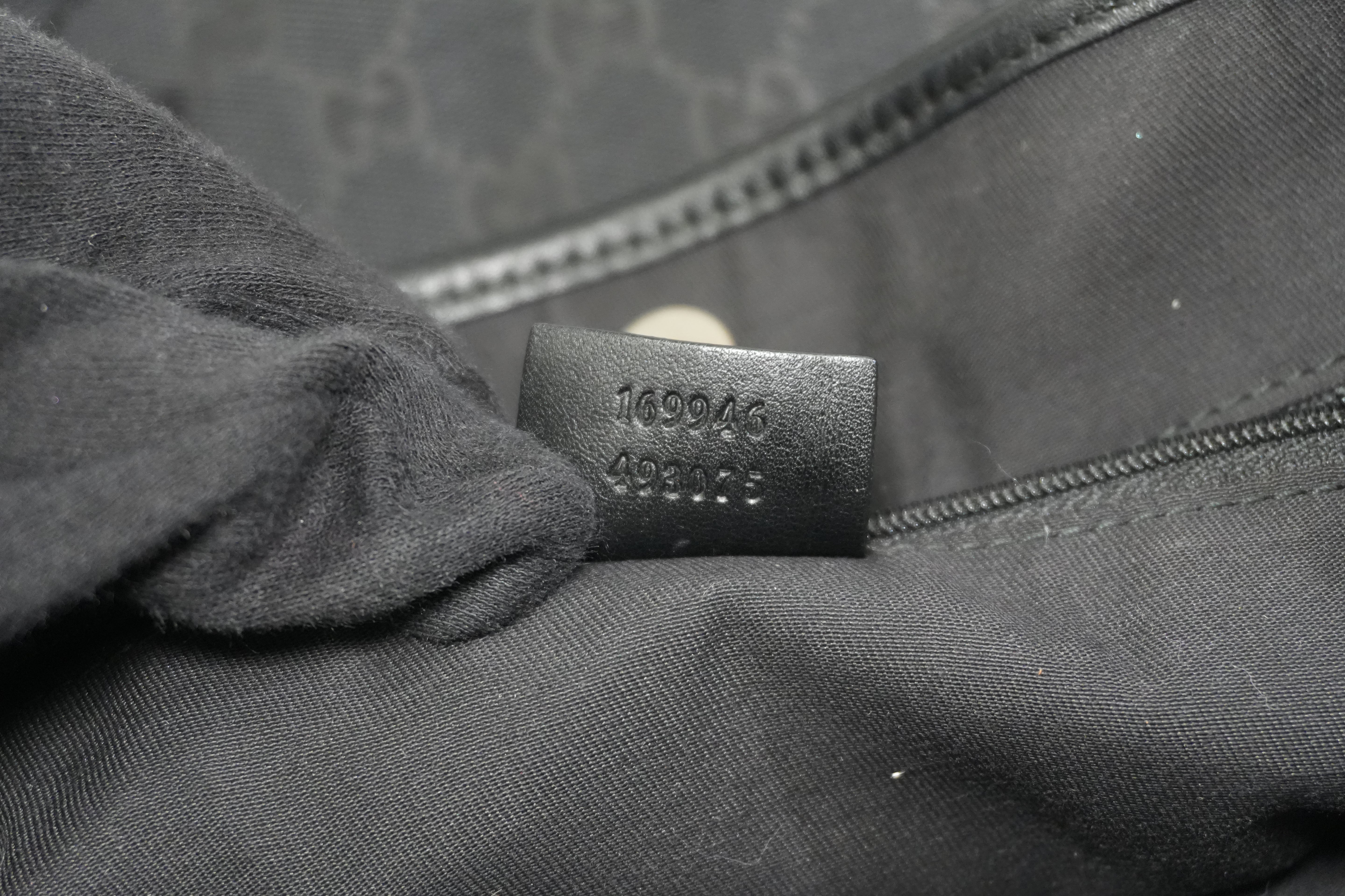 Pre-owned Gucci Guccisima Tote Bag Black