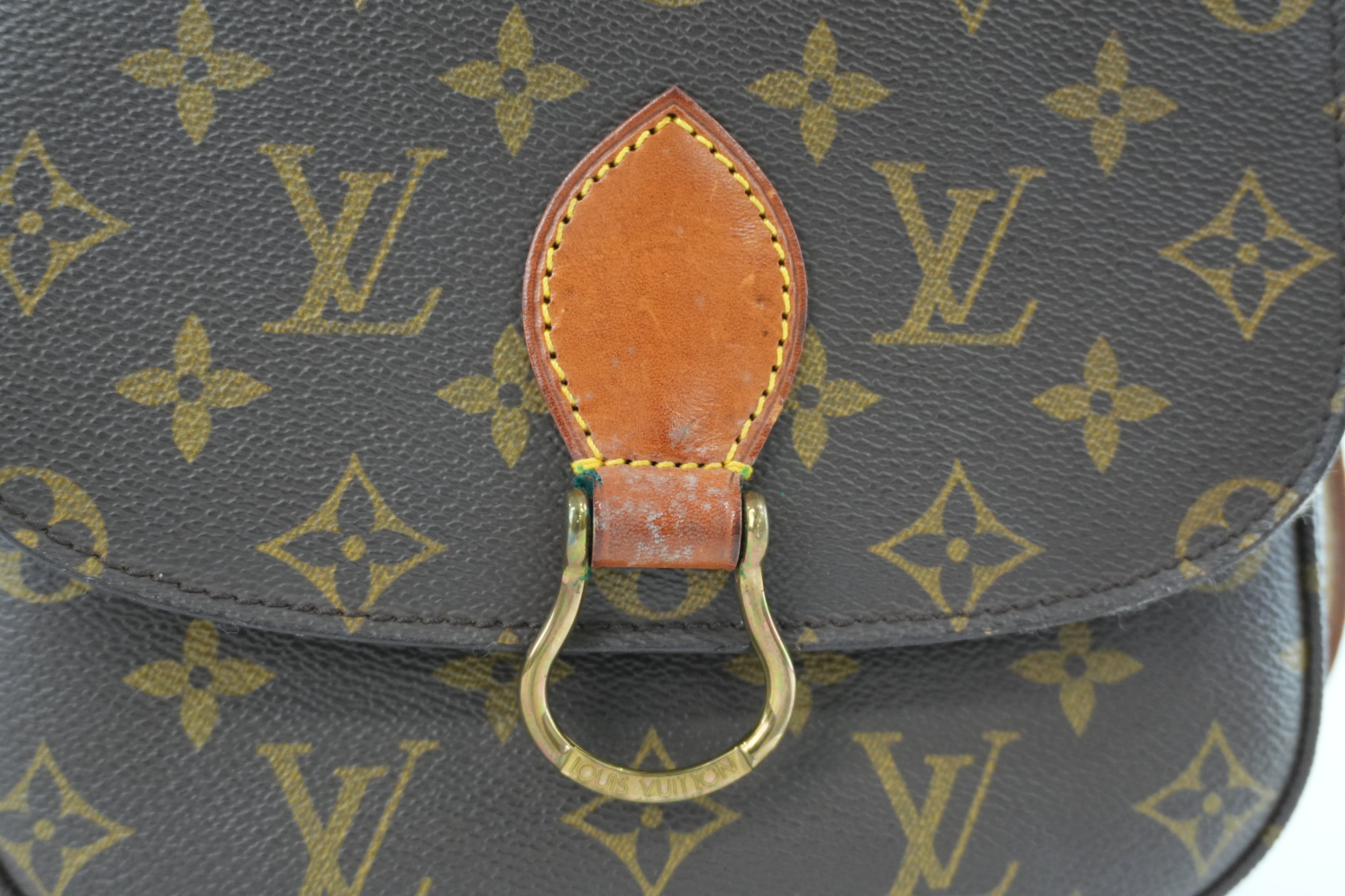 Louis Vuitton Monogram Saint Cloud MM Shoulder Bag Used