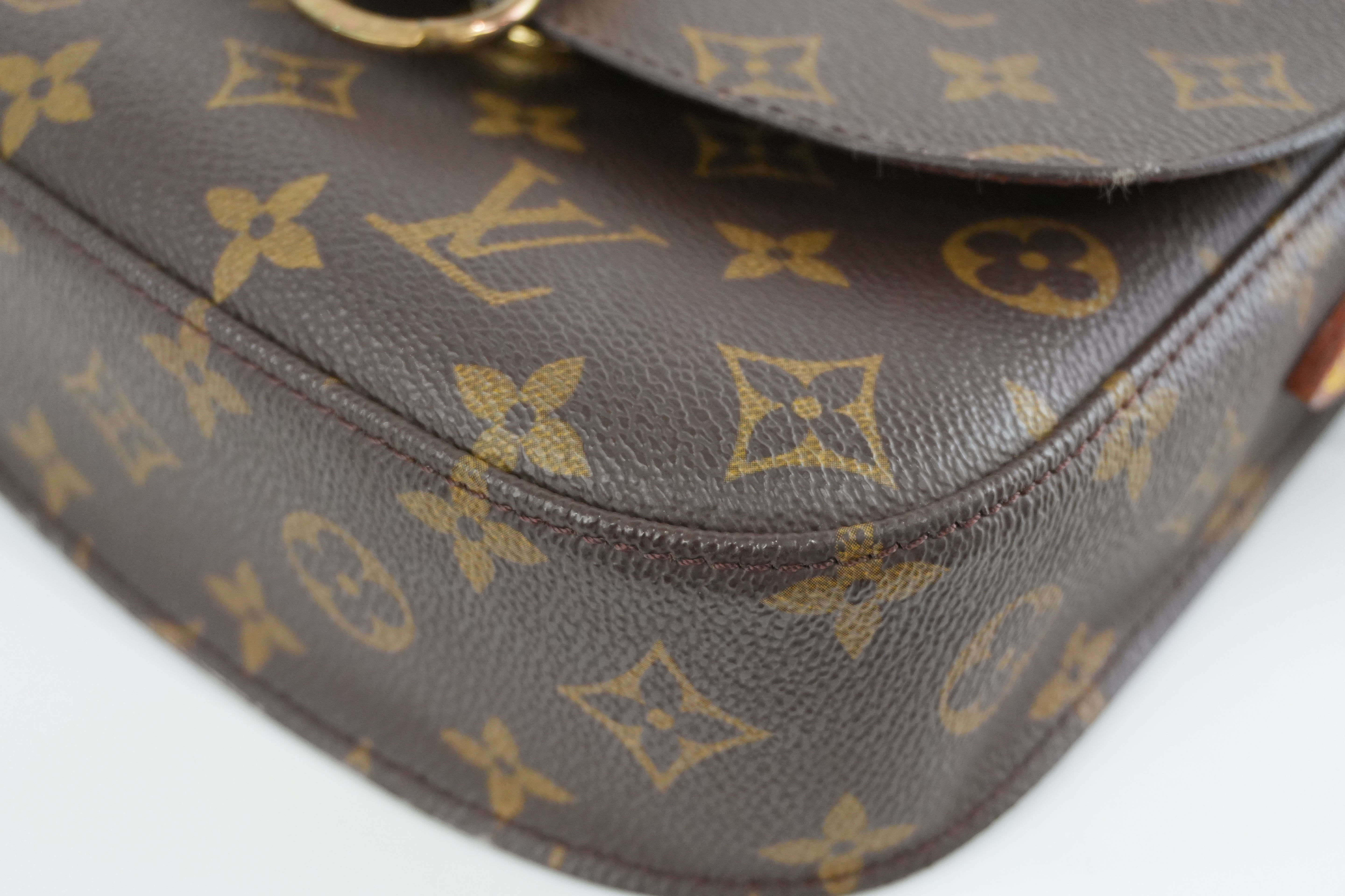 Louis Vuitton Monogram Saint Cloud MM Shoulder Bag Used