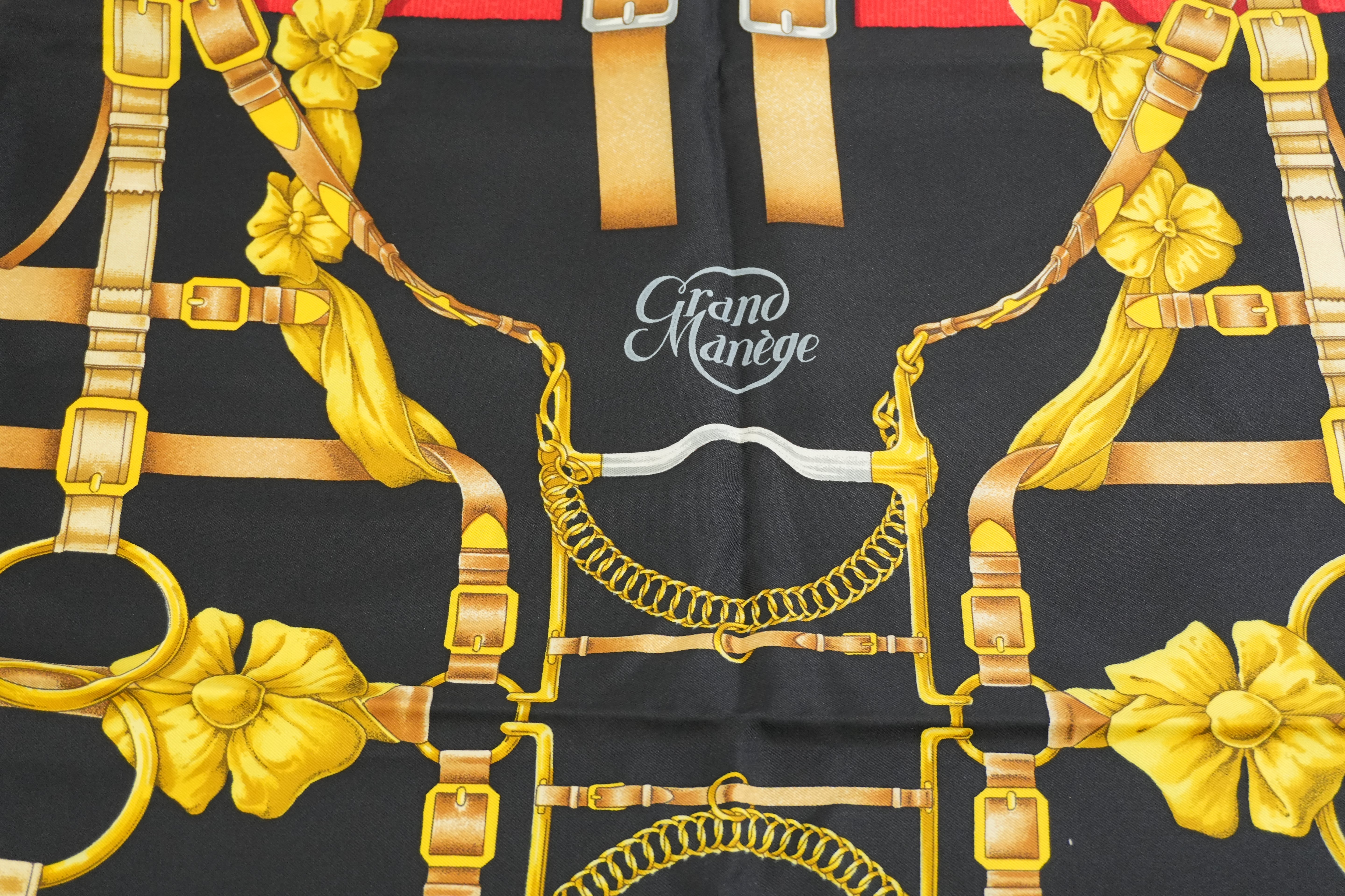 Pre-owned Hermes Scarf Black