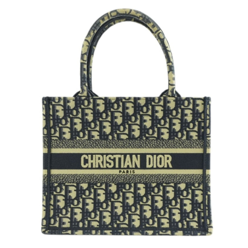 Christian Dior Oblique Canvas Book Tote Bag Used