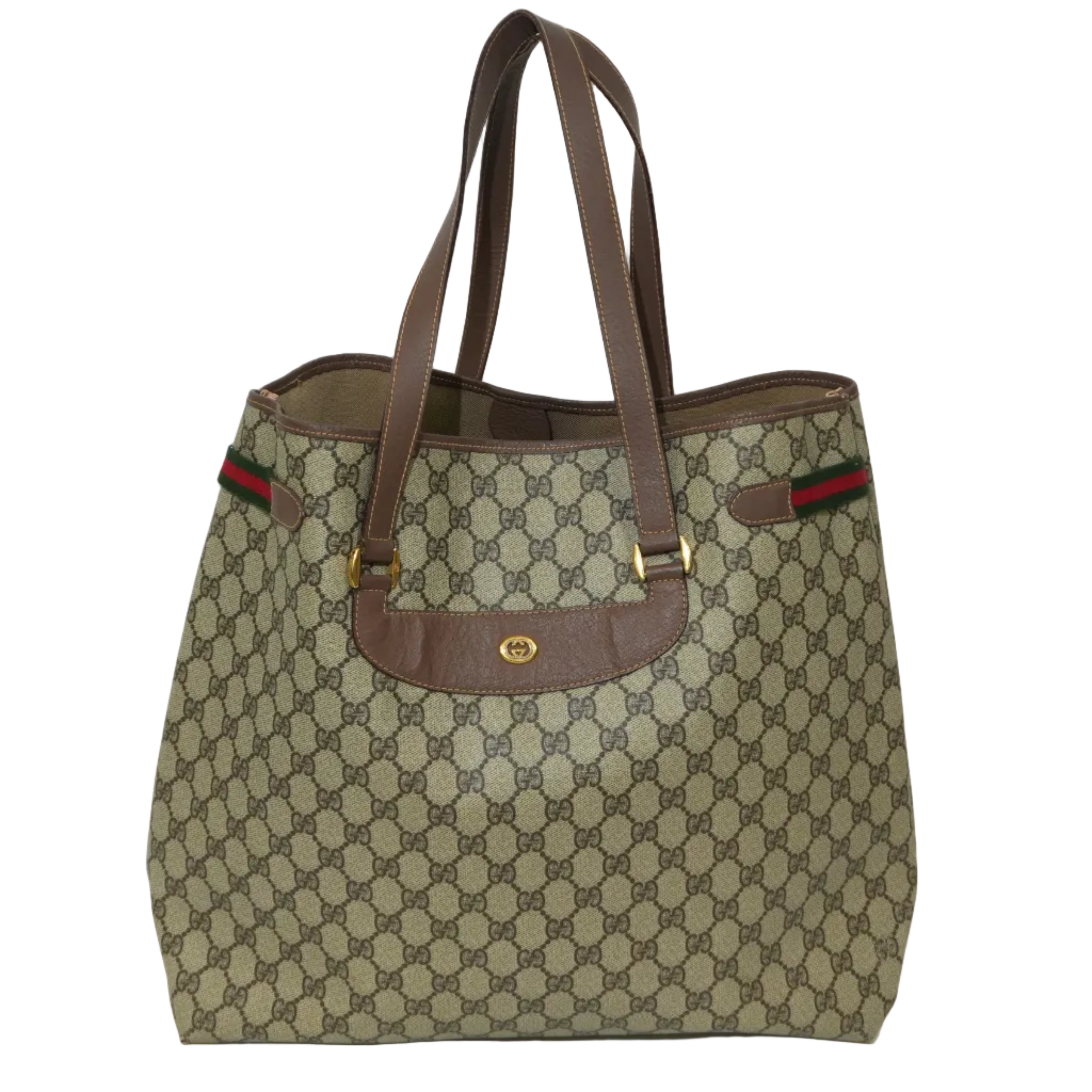 Pre-owned Gucci Tote Bag Brown