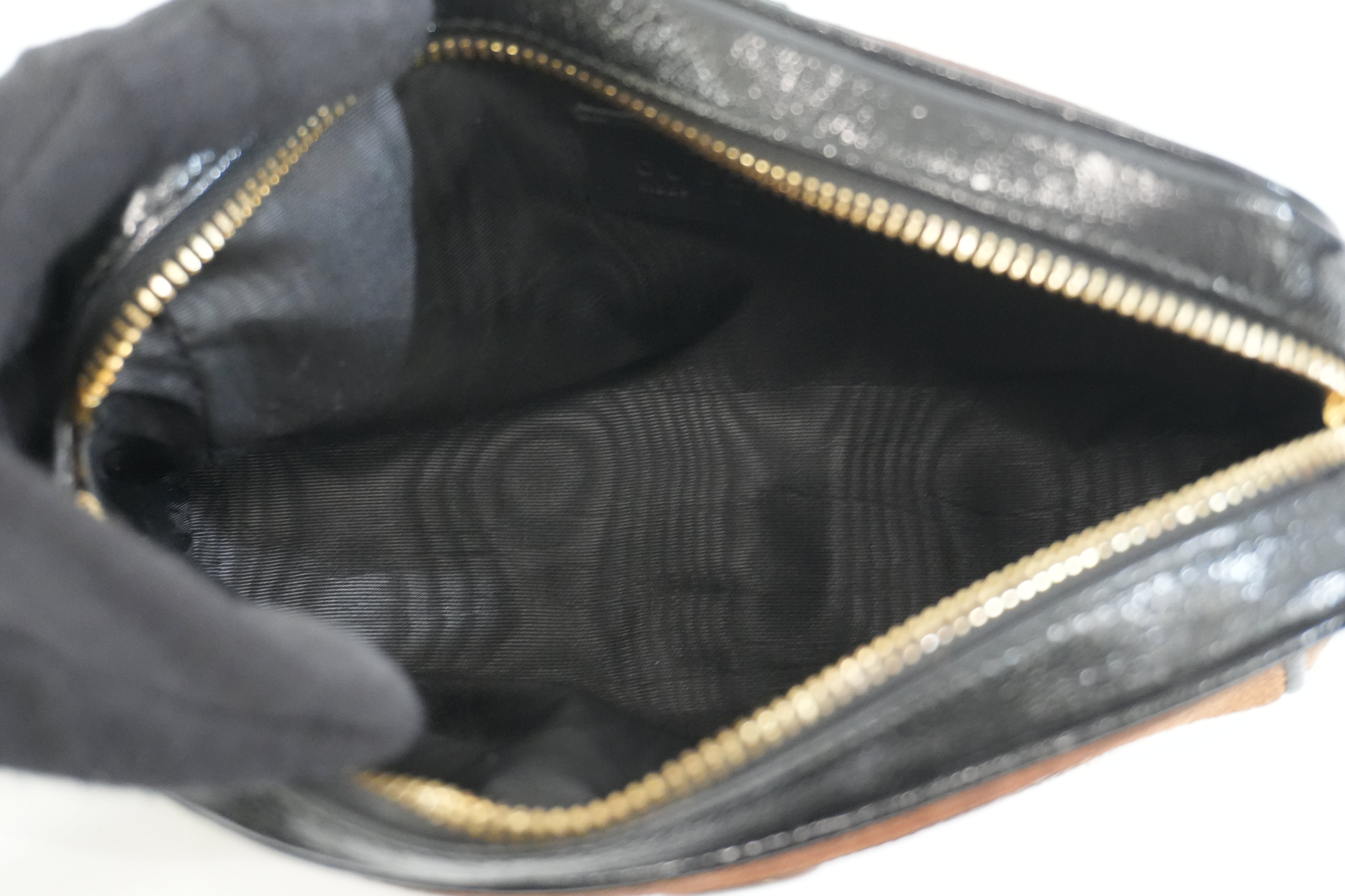 Pre-owned Gucci Suede Ophidia Crossbody Bag Brown