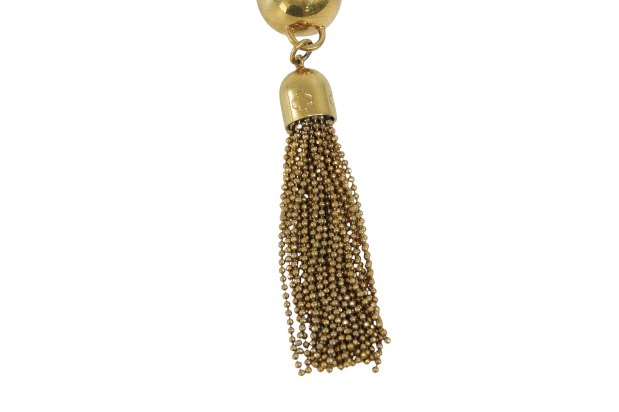 Pre-owned Louis Vuitton Bag Charm Gold tone