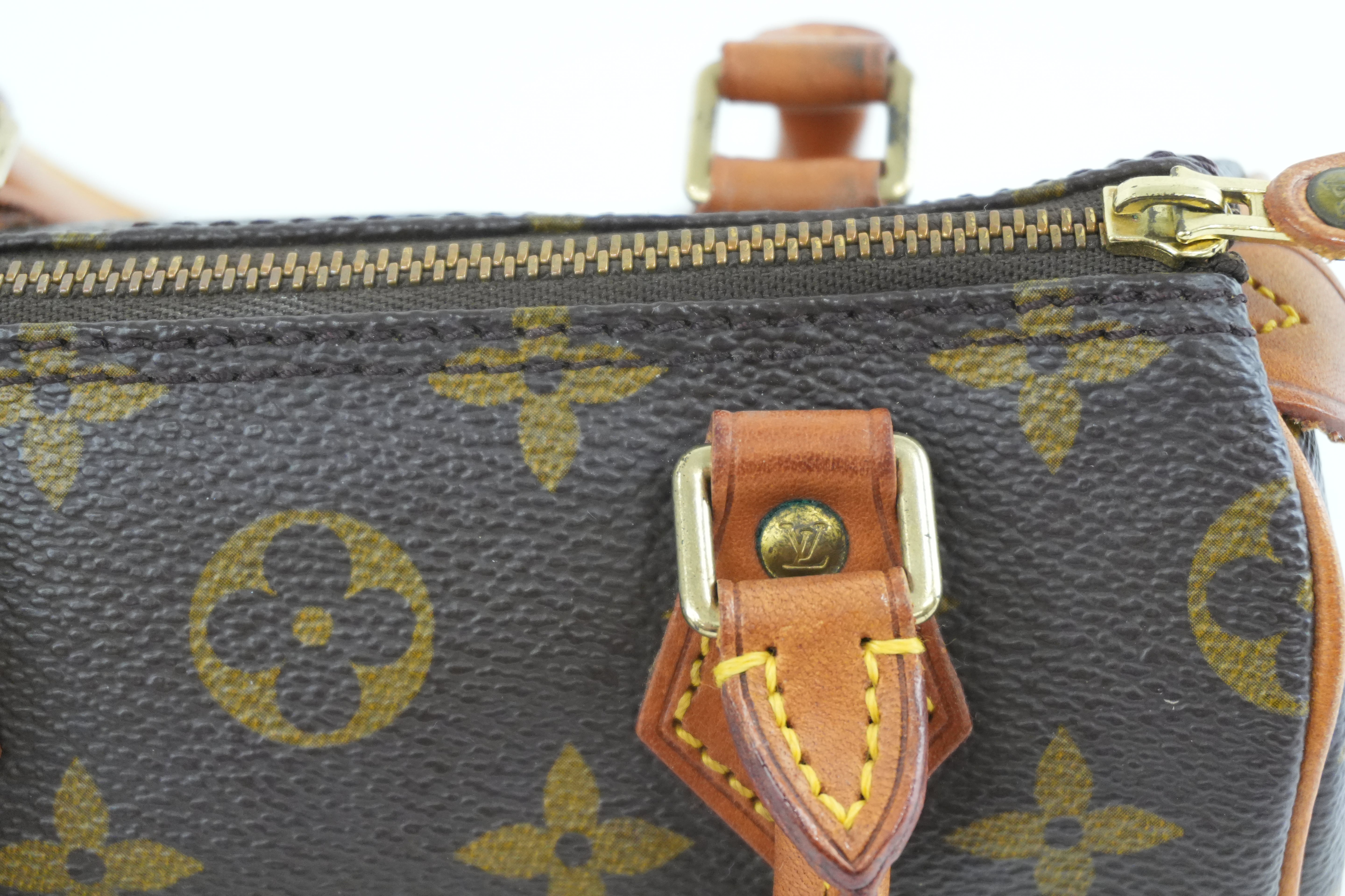 Louis Vuitton Monogram Mini Speedy Handbag Used
