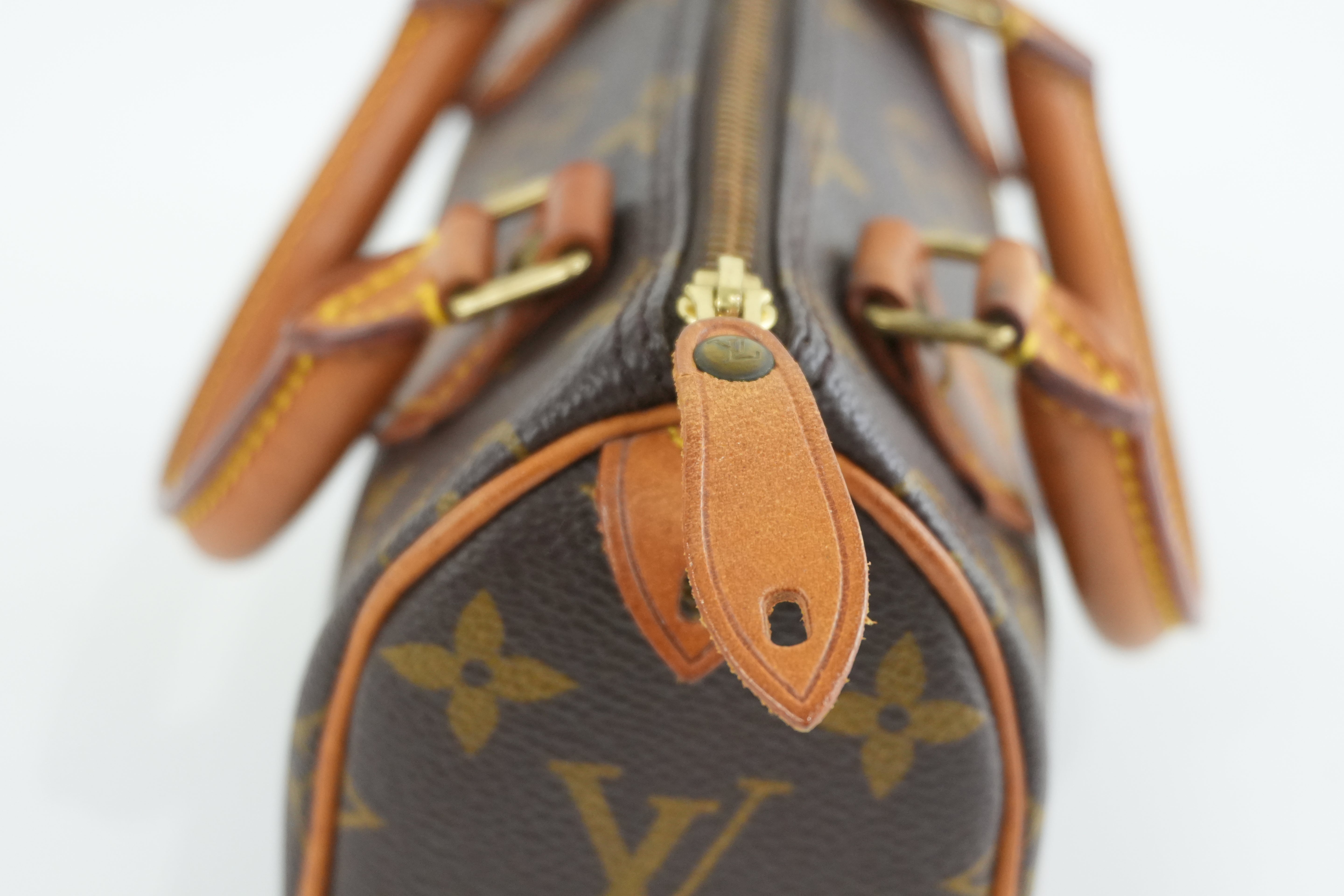 Louis Vuitton Monogram Mini Speedy Handbag Used