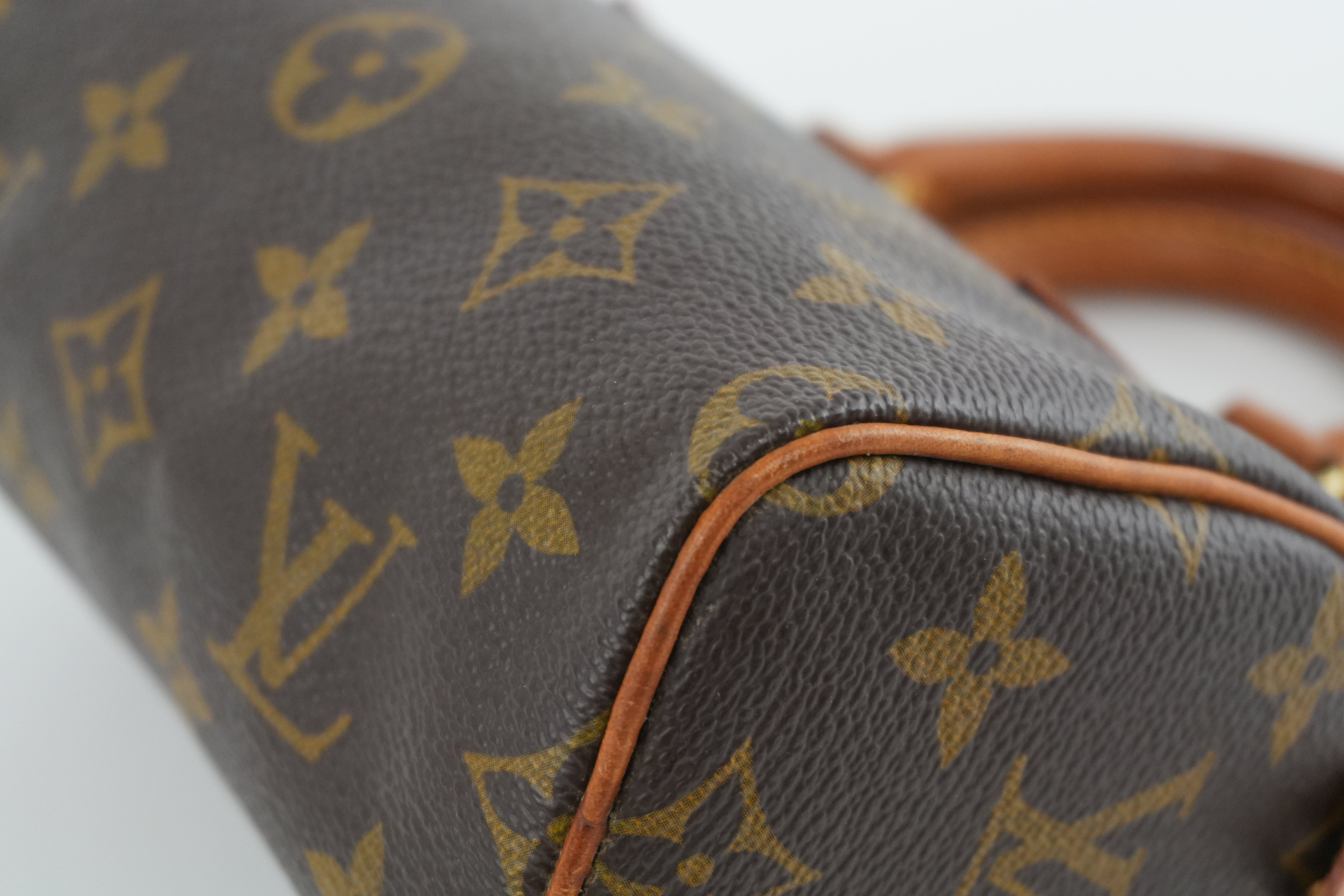 Louis Vuitton Monogram Mini Speedy Handbag Used