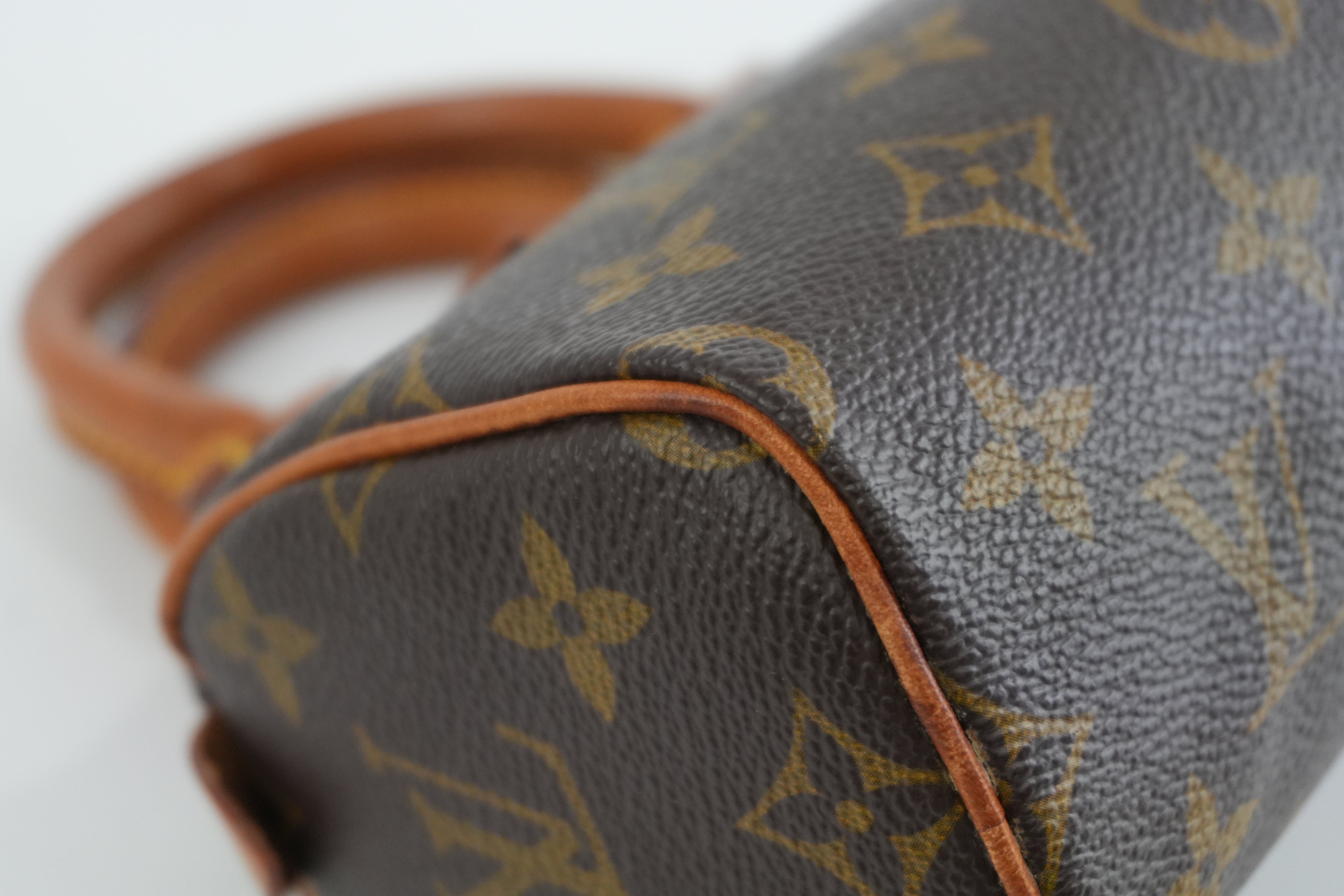 Louis Vuitton Monogram Mini Speedy Handbag Used