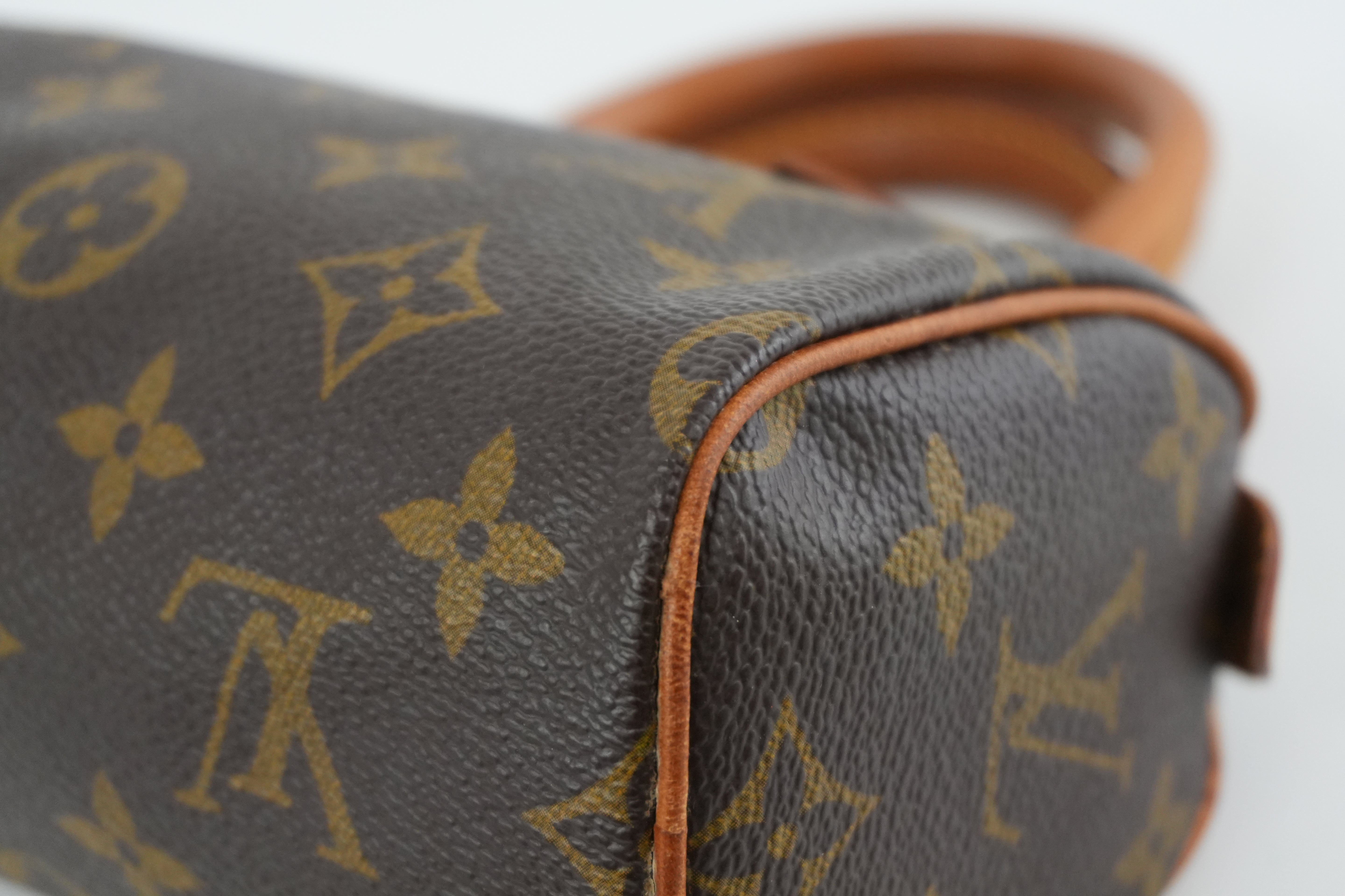 Louis Vuitton Monogram Mini Speedy Handbag Used