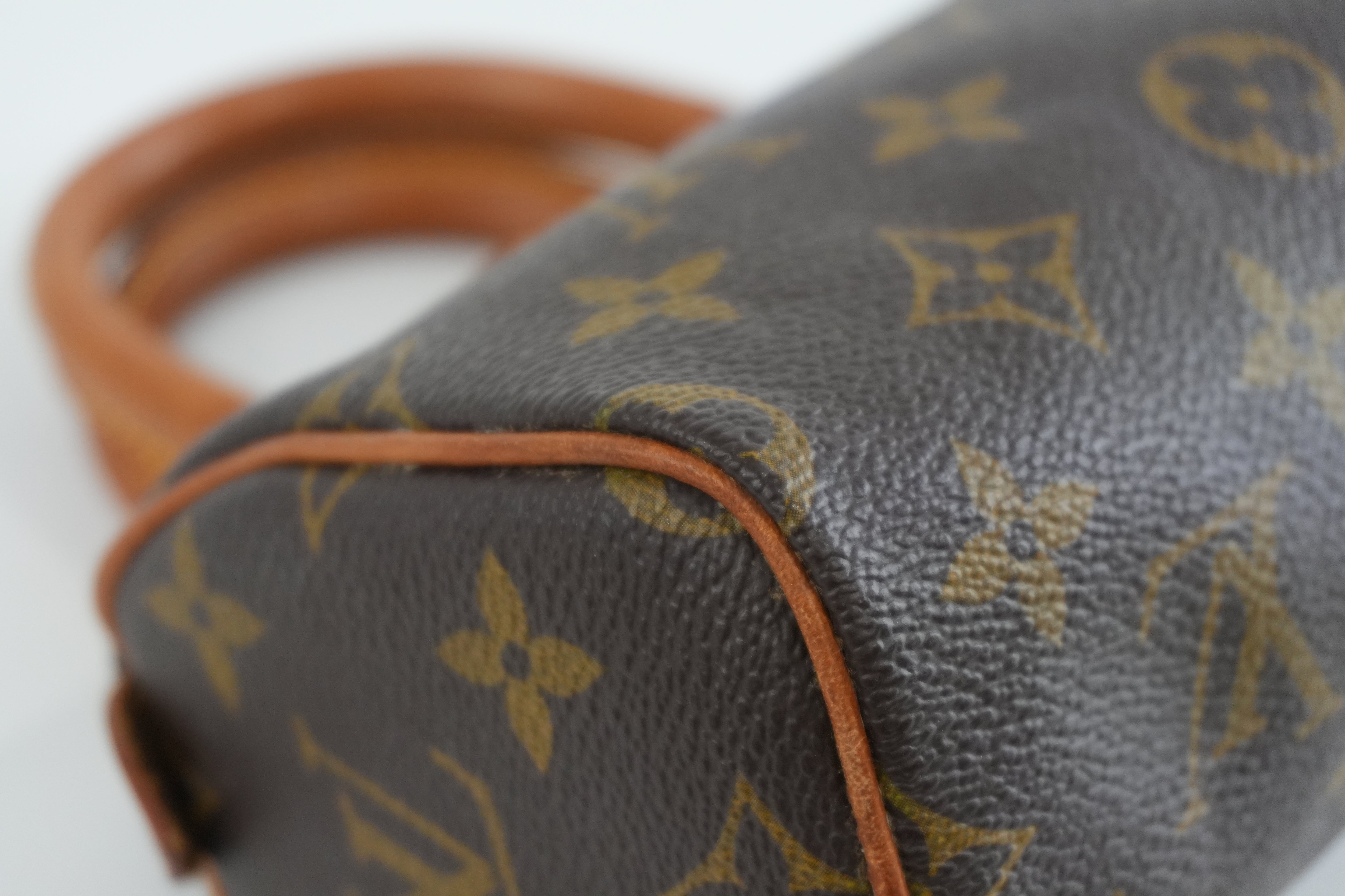 Louis Vuitton Monogram Mini Speedy Handbag Used