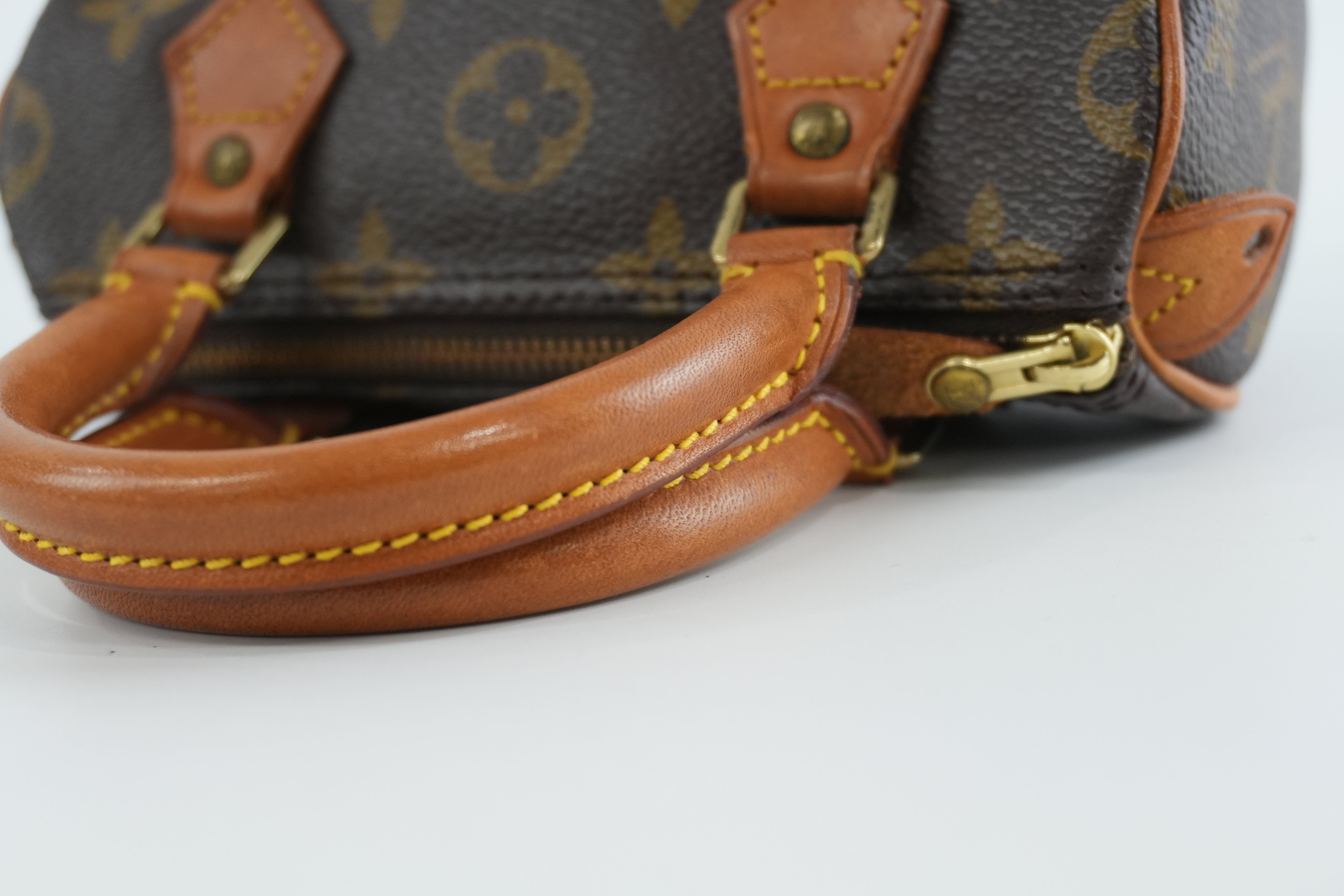 Louis Vuitton Monogram Mini Speedy Handbag Used