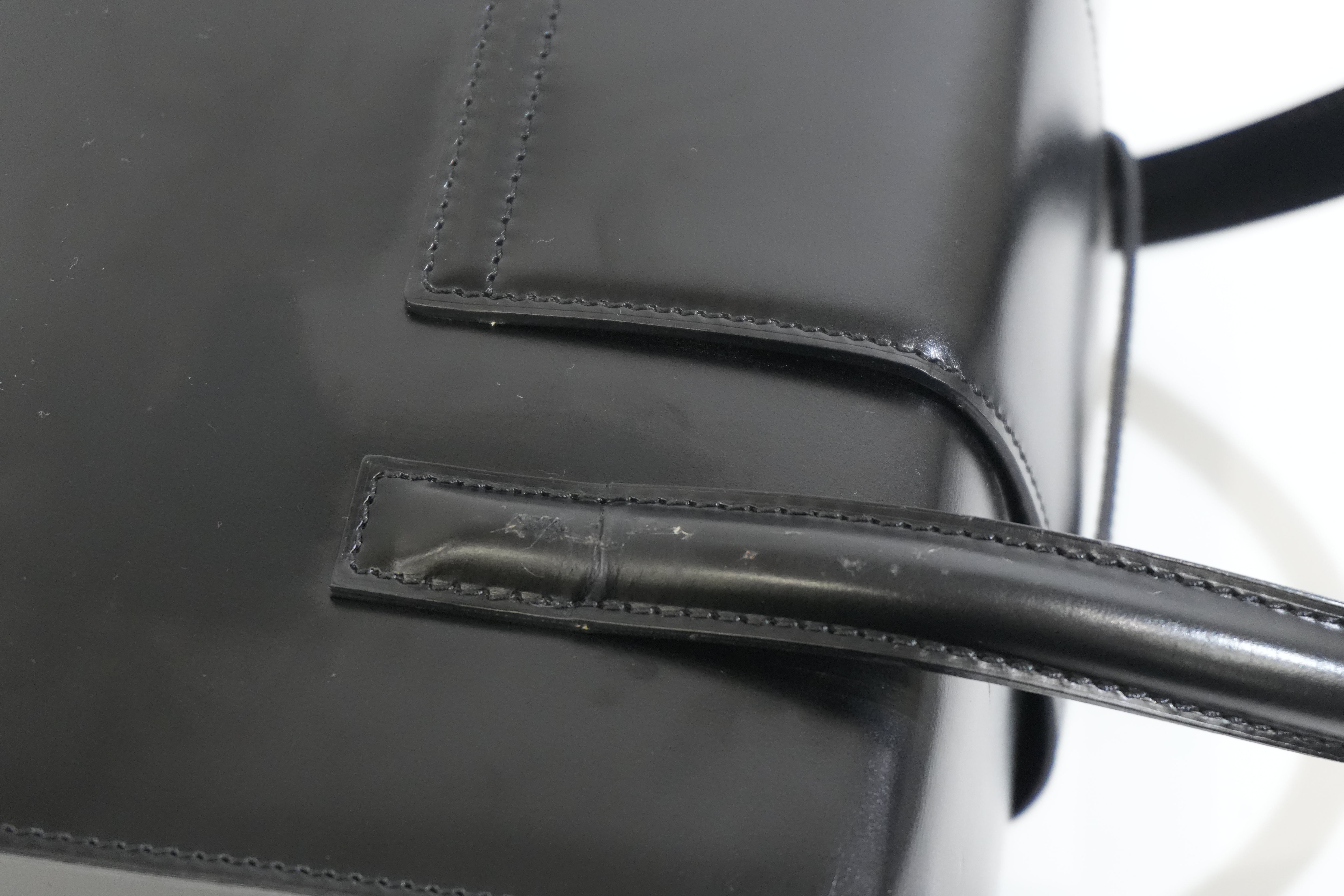 Pre-owned Cartier Panthere Box Type Handbag Black