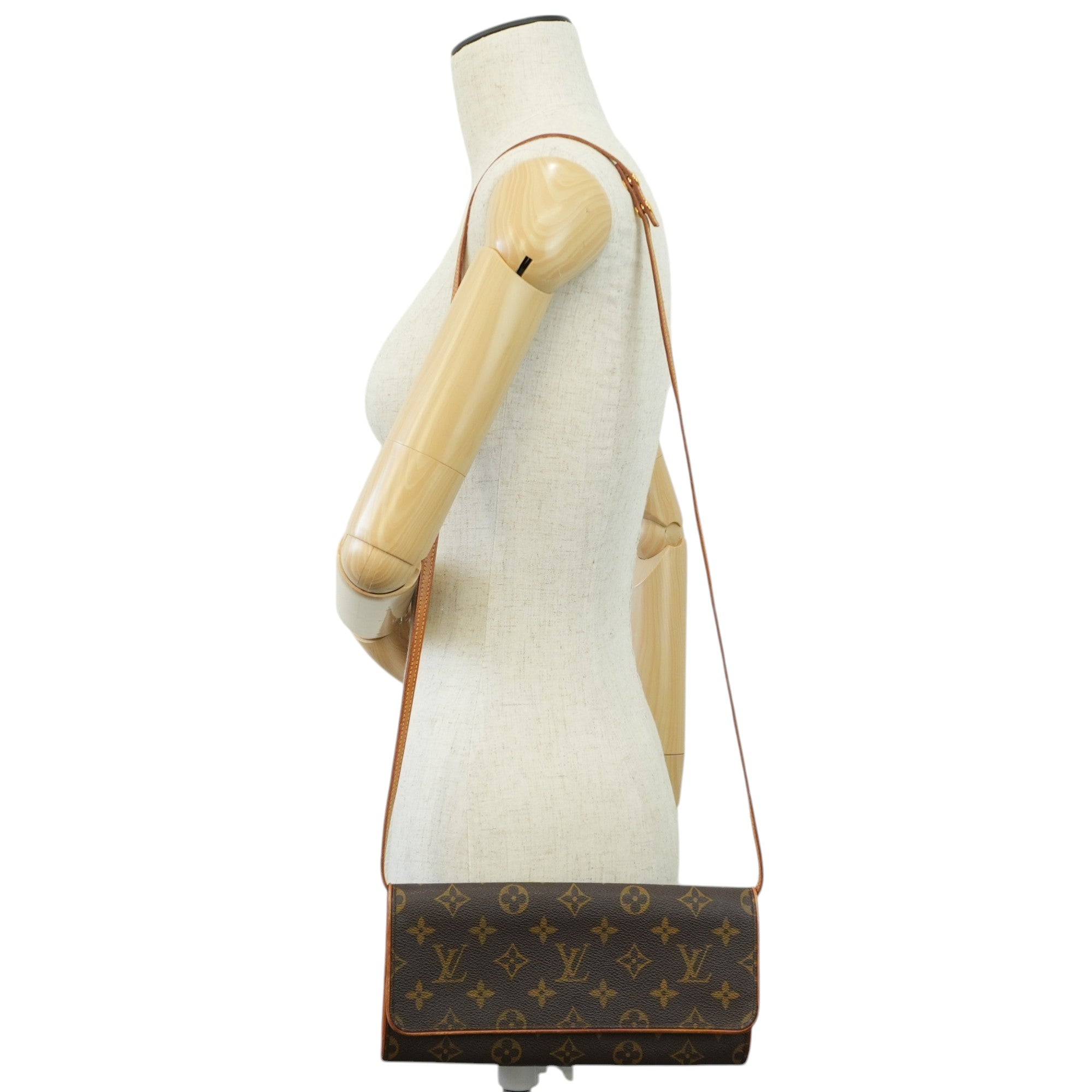 Louis Vuitton Monogram Pochette Twin GM Shoulder Bag Used