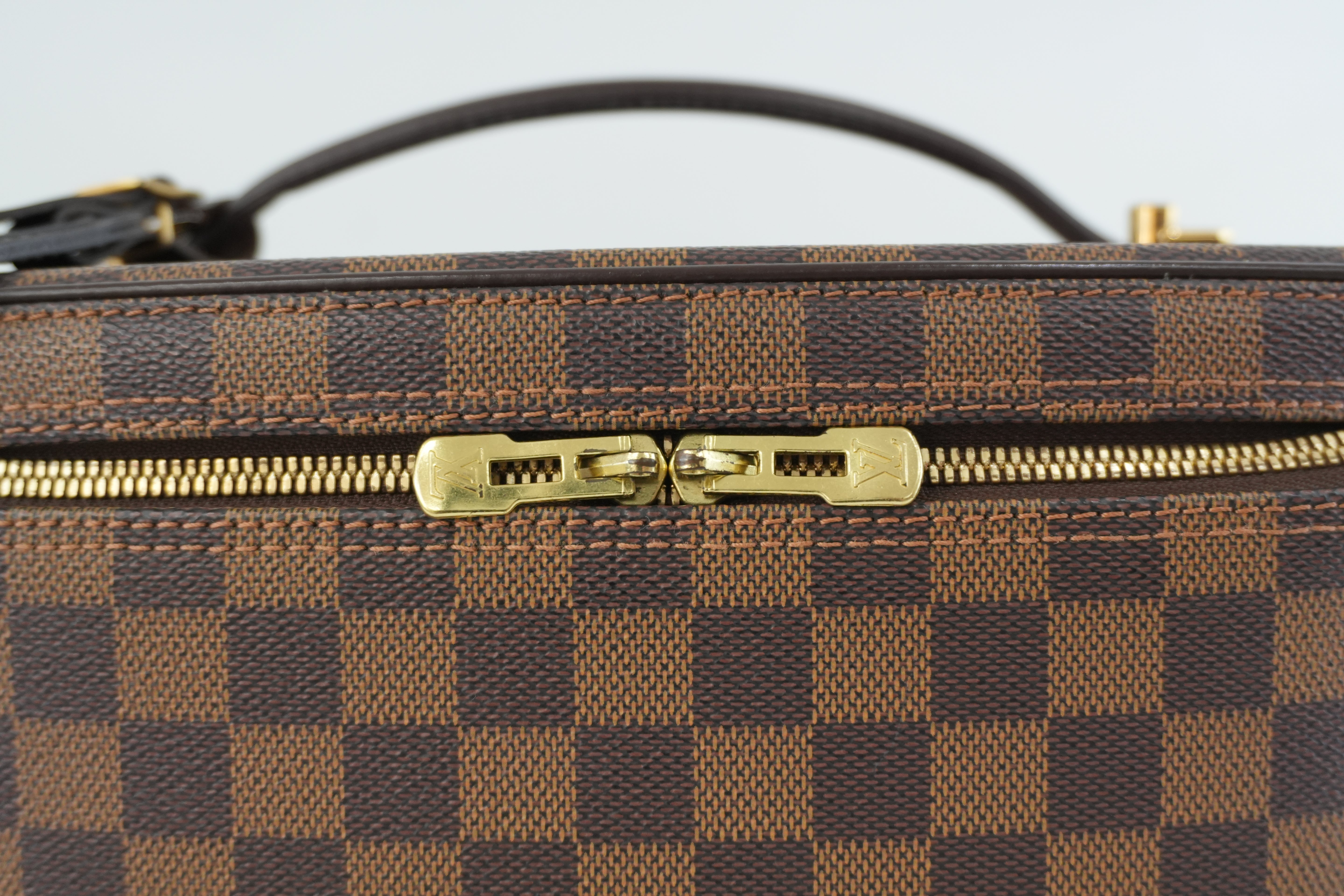 Louis Vuitton Damier Ebene Nice Vanity Case Special Order Used